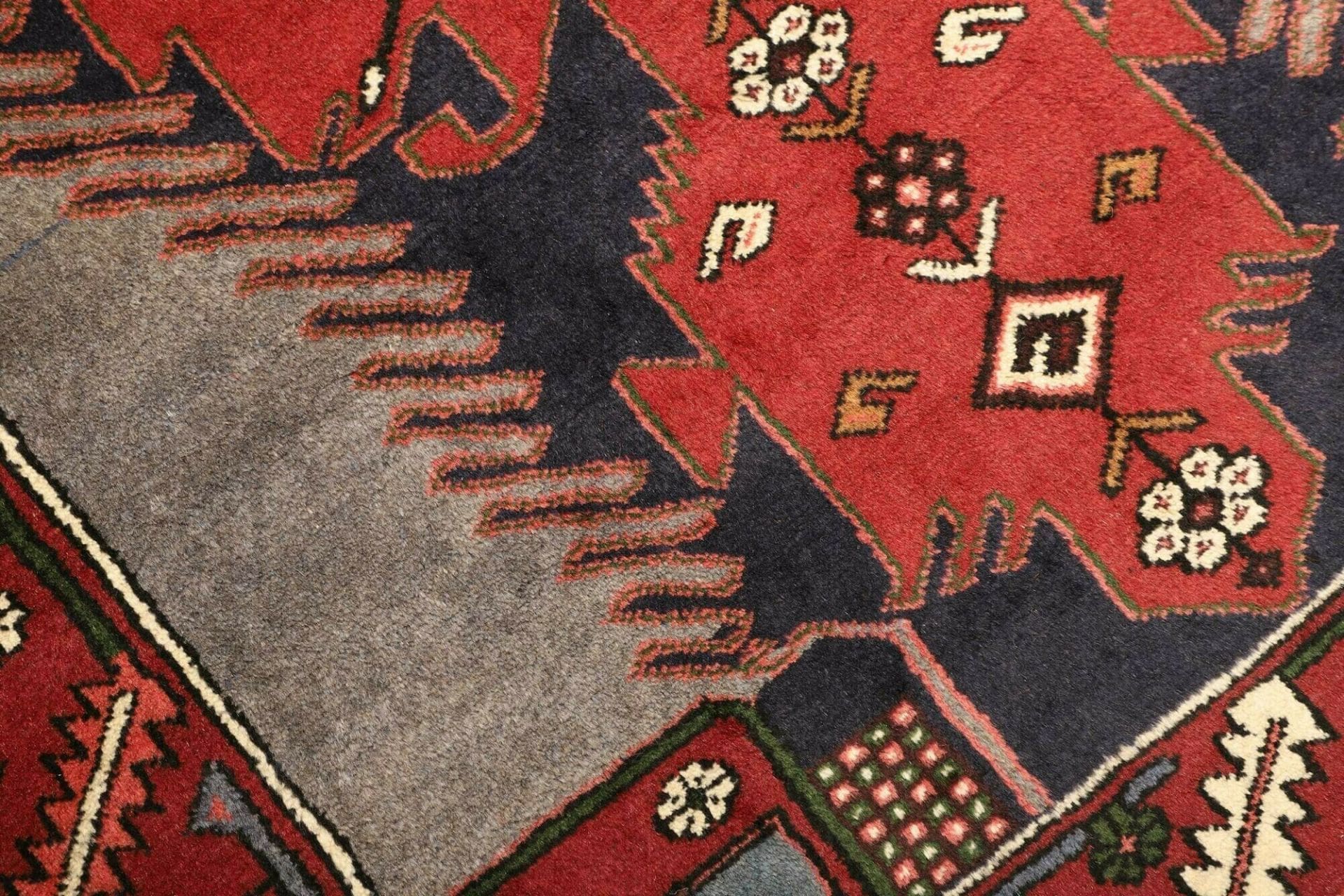 Hamadan Herati Perserteppich aus Iran, 111 × 150 cm