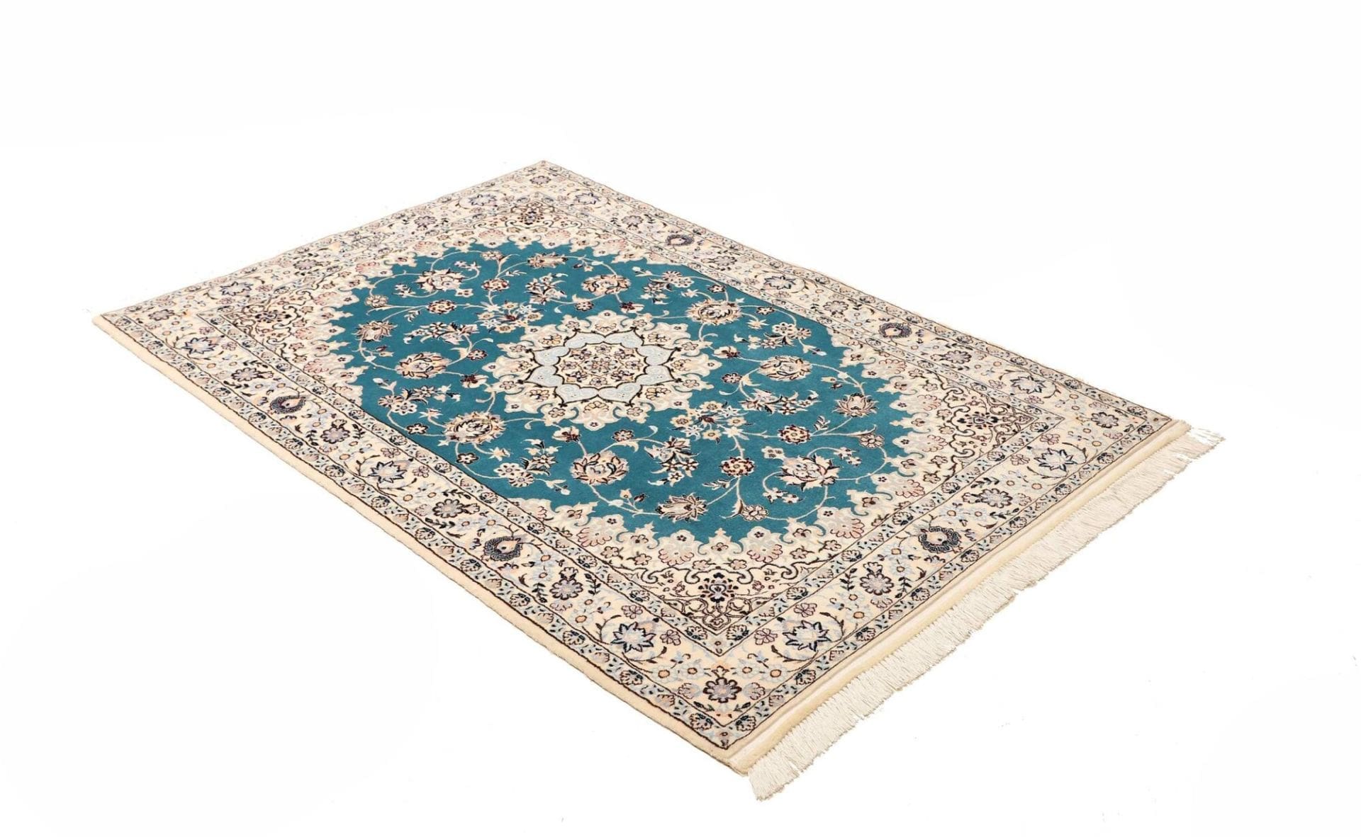 Nain Perserteppich 113 × 164 cm aus Wolle, handgeknüpft