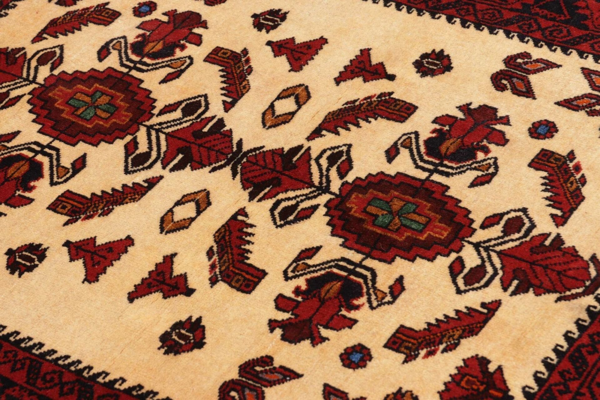 Nain Perserteppich 89 × 174 cm aus Wolle, handgeknüpft