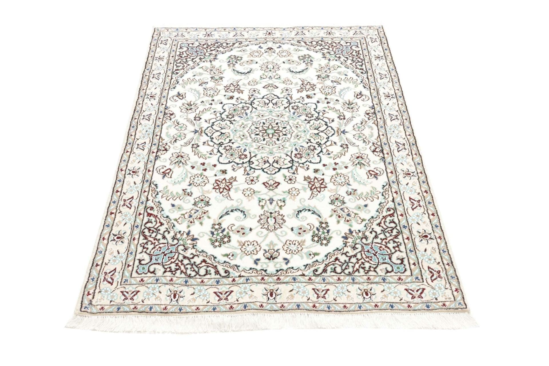 Handgeknüpfter Nain Perserteppich 105 × 144 cm