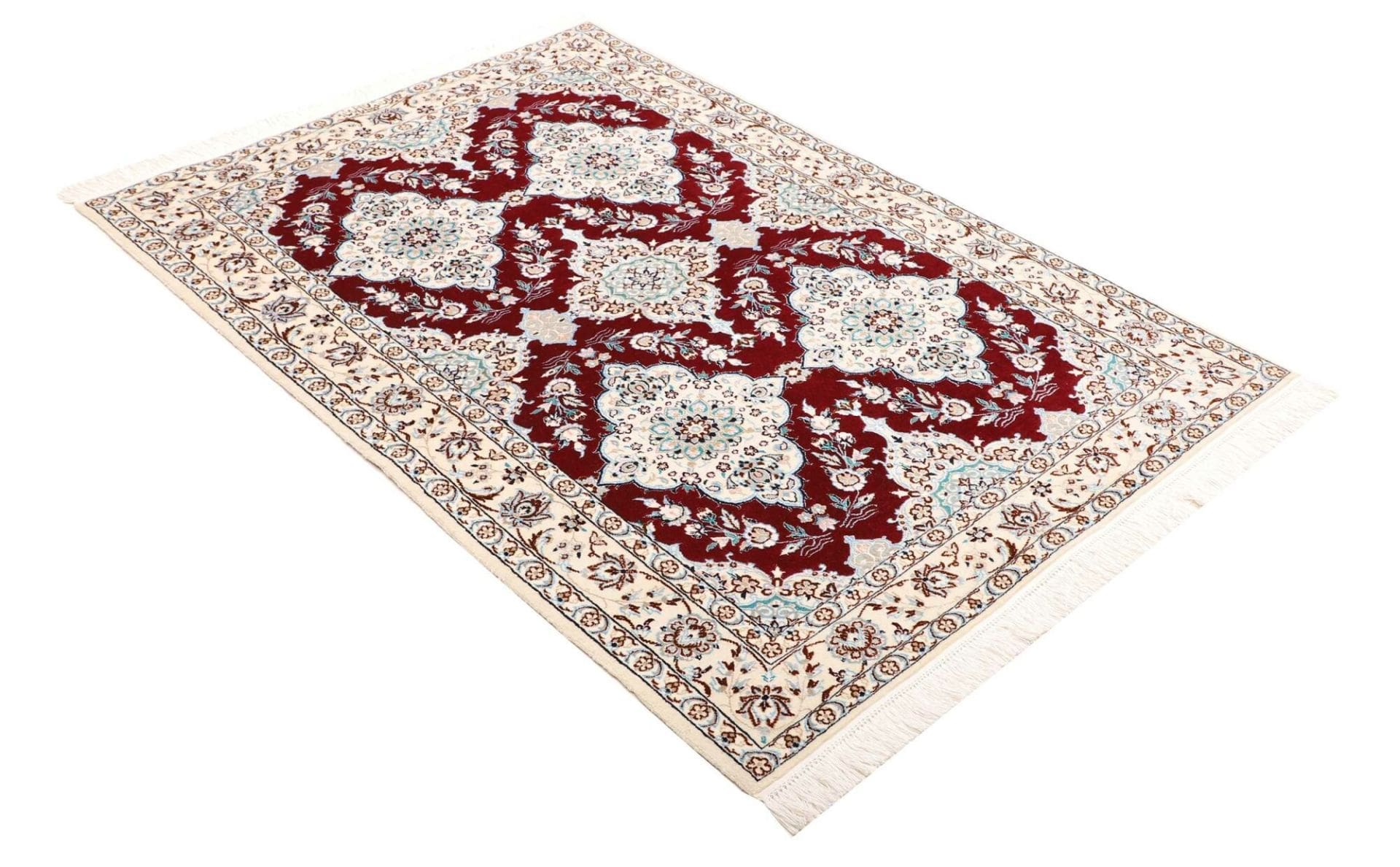 Handgeknüpfter Nain Perserteppich 111 × 165 cm