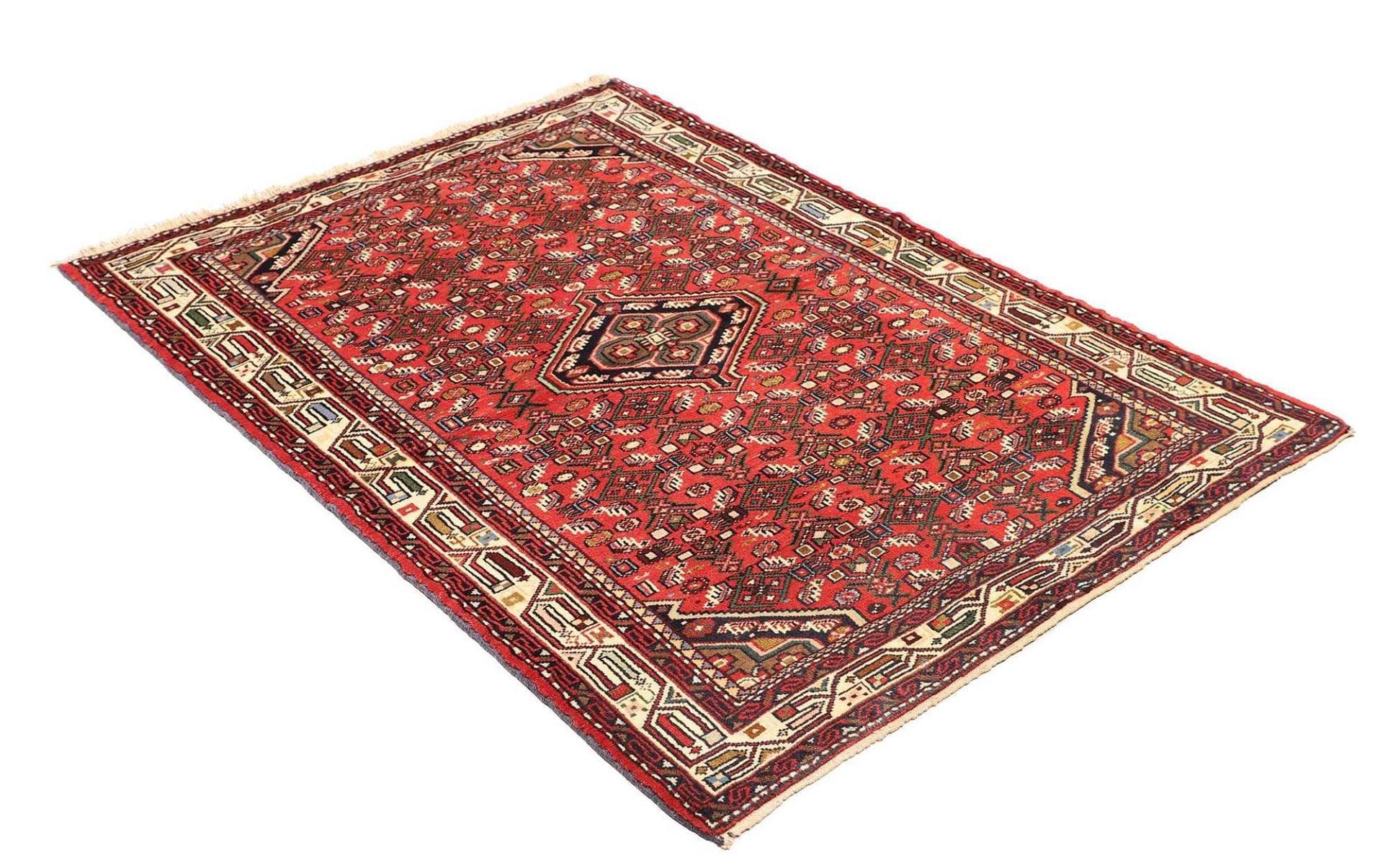 Hamadan Herati Perserteppich aus Iran, 108 × 155 cm