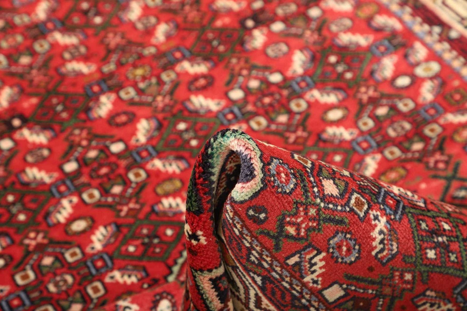 Hamadan Herati Perserteppich aus Iran, 108 × 155 cm
