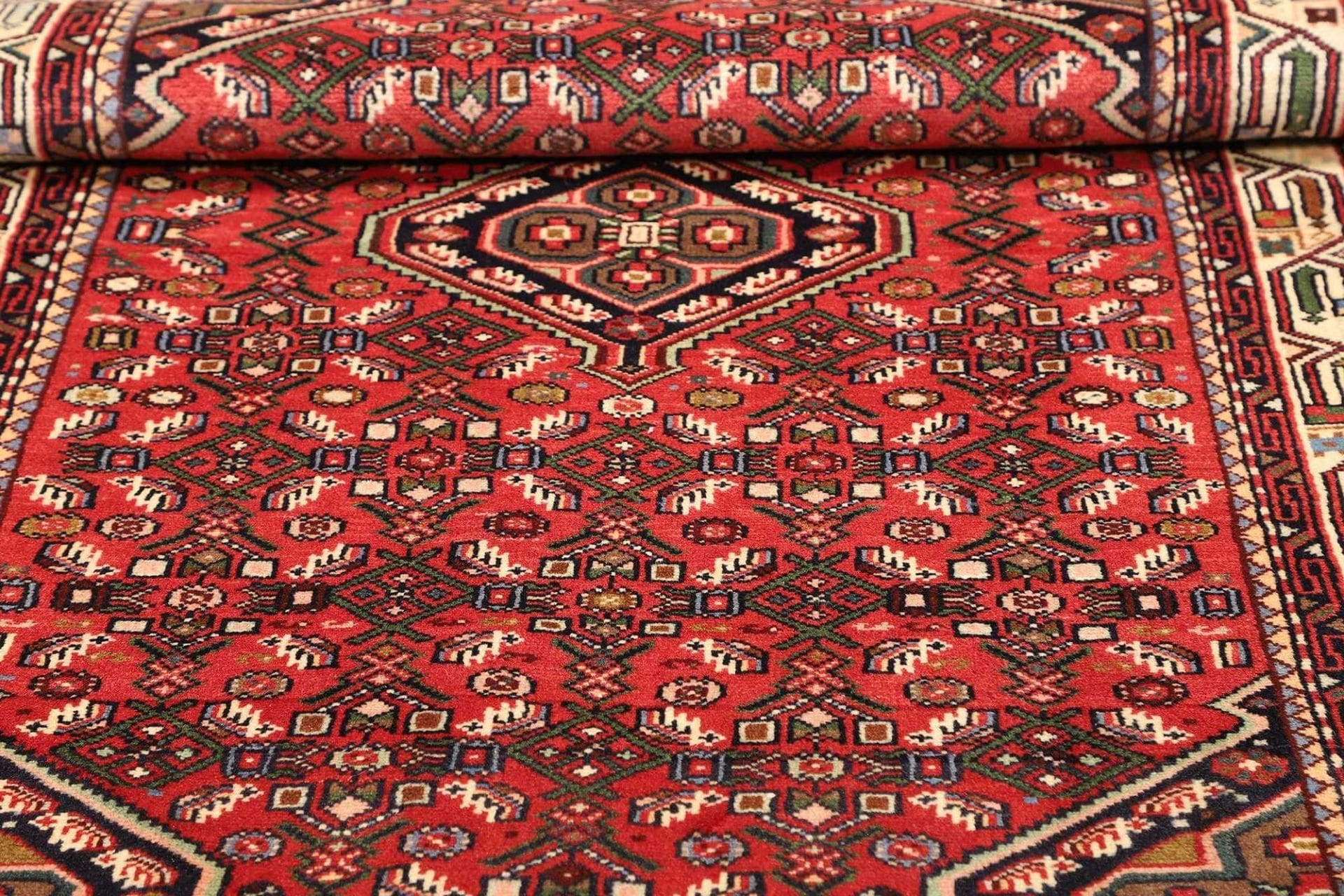 Hamadan Herati Perserteppich aus Iran, 108 × 155 cm