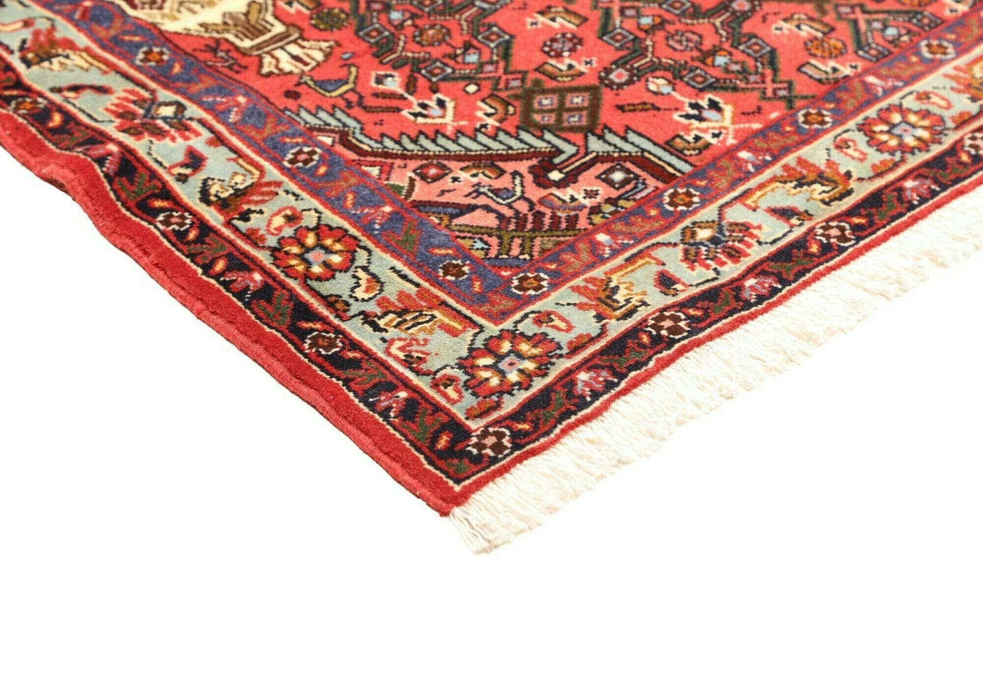 Hamadan Herati Perserteppich 101 × 150 cm aus Wolle, handgeknüpft