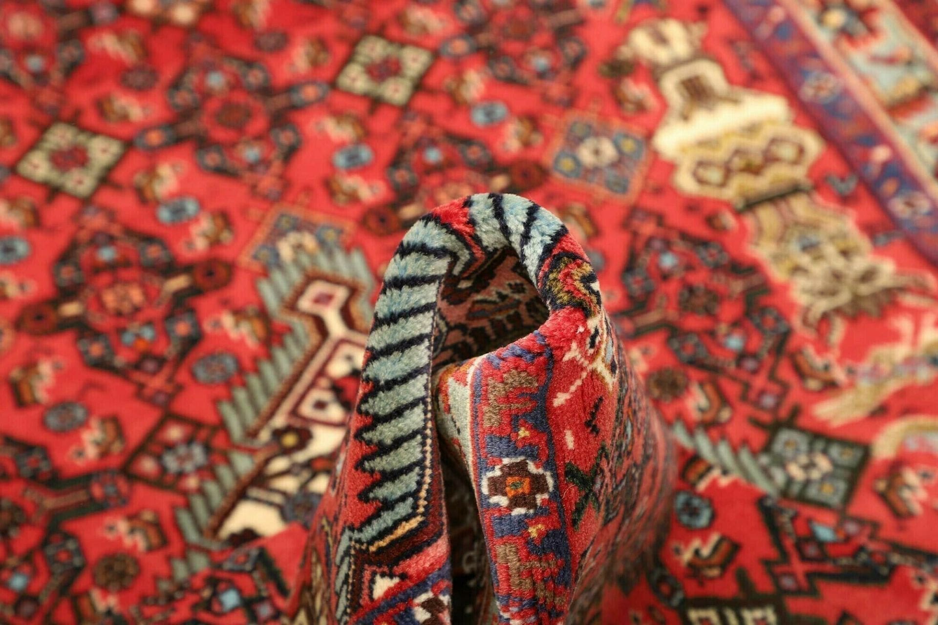 Hamadan Herati Perserteppich 101 × 150 cm aus Wolle, handgeknüpft