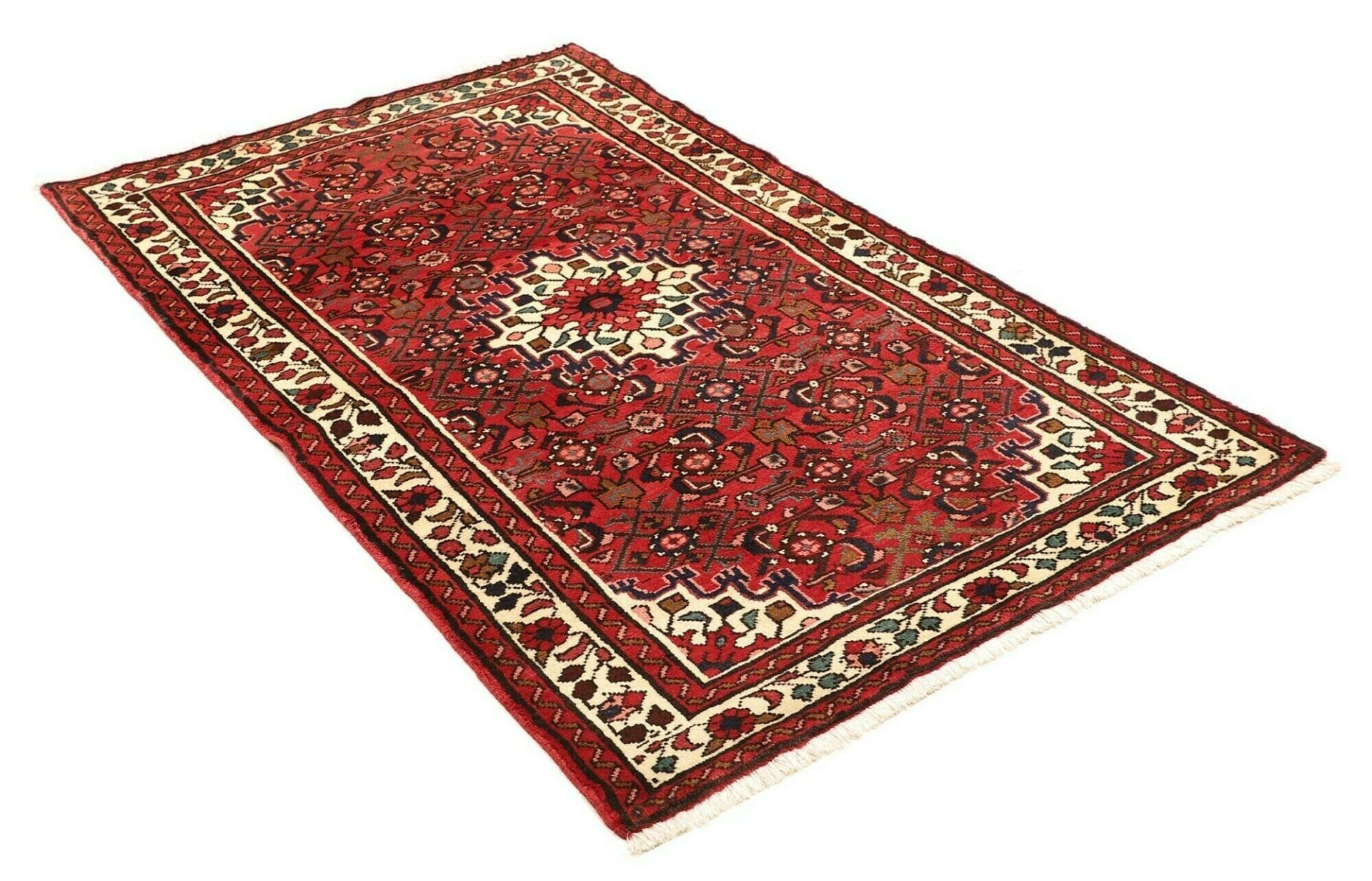 Handgeknüpfter Hamadan Perserteppich 109 × 170 cm