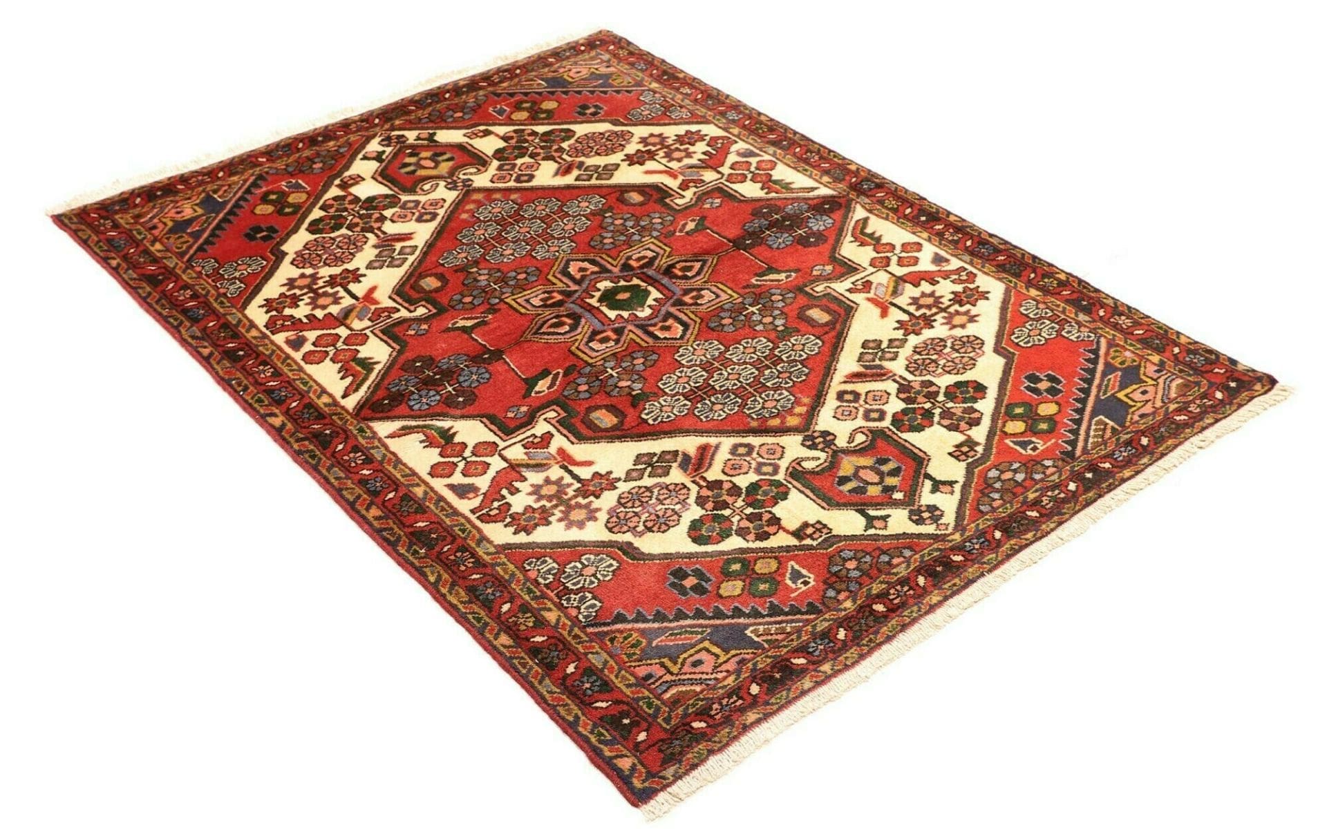 hamadan-teppich-113-x-150cm-herati-muster-schurwolle-handgeknupft-2 Hamadan Herati Perserteppich 113 × 150 cm aus Wolle, handgeknüpft