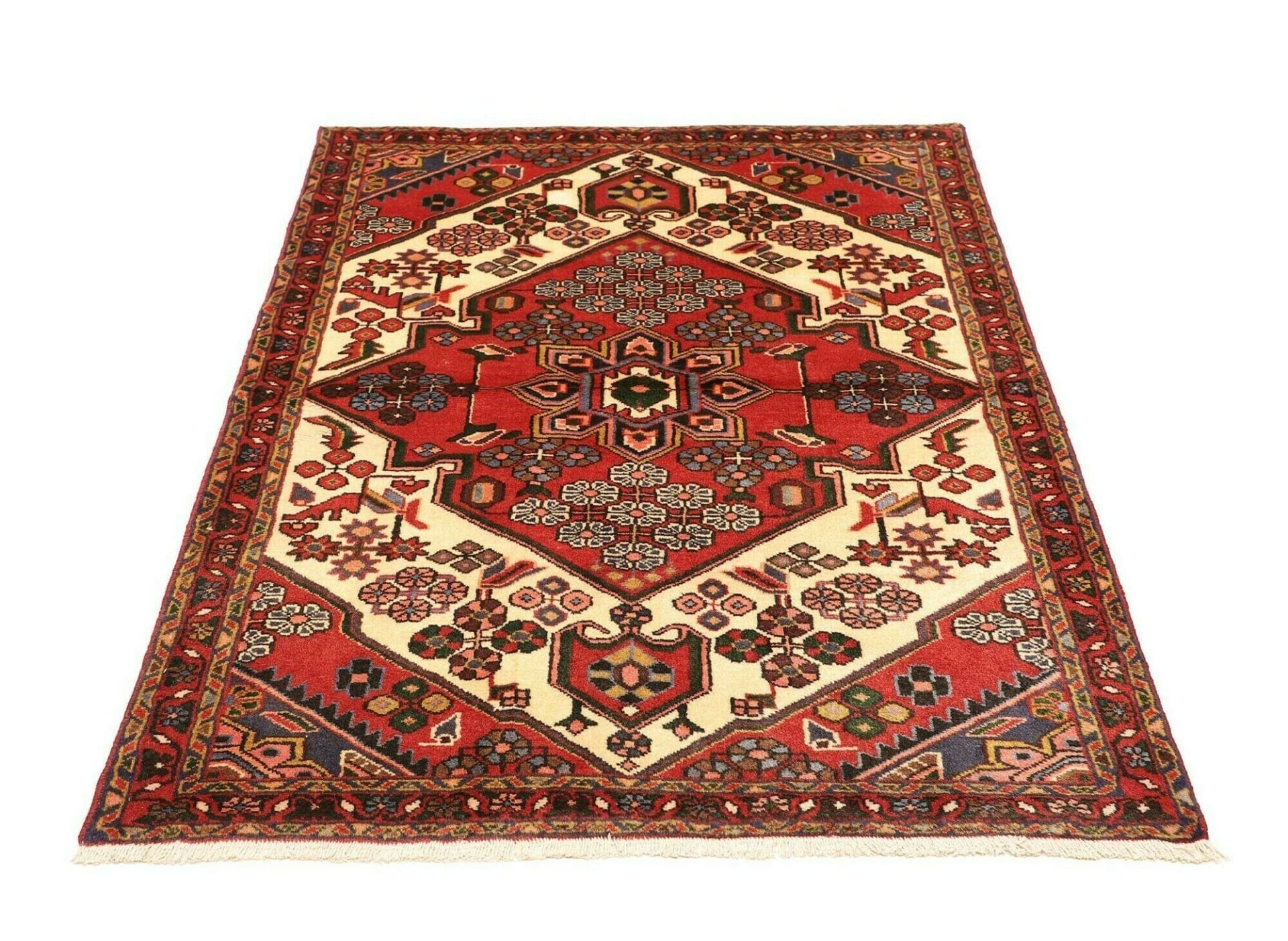 hamadan-teppich-113-x-150cm-herati-muster-schurwolle-handgeknupft-3 Hamadan Herati Perserteppich 113 × 150 cm aus Wolle, handgeknüpft