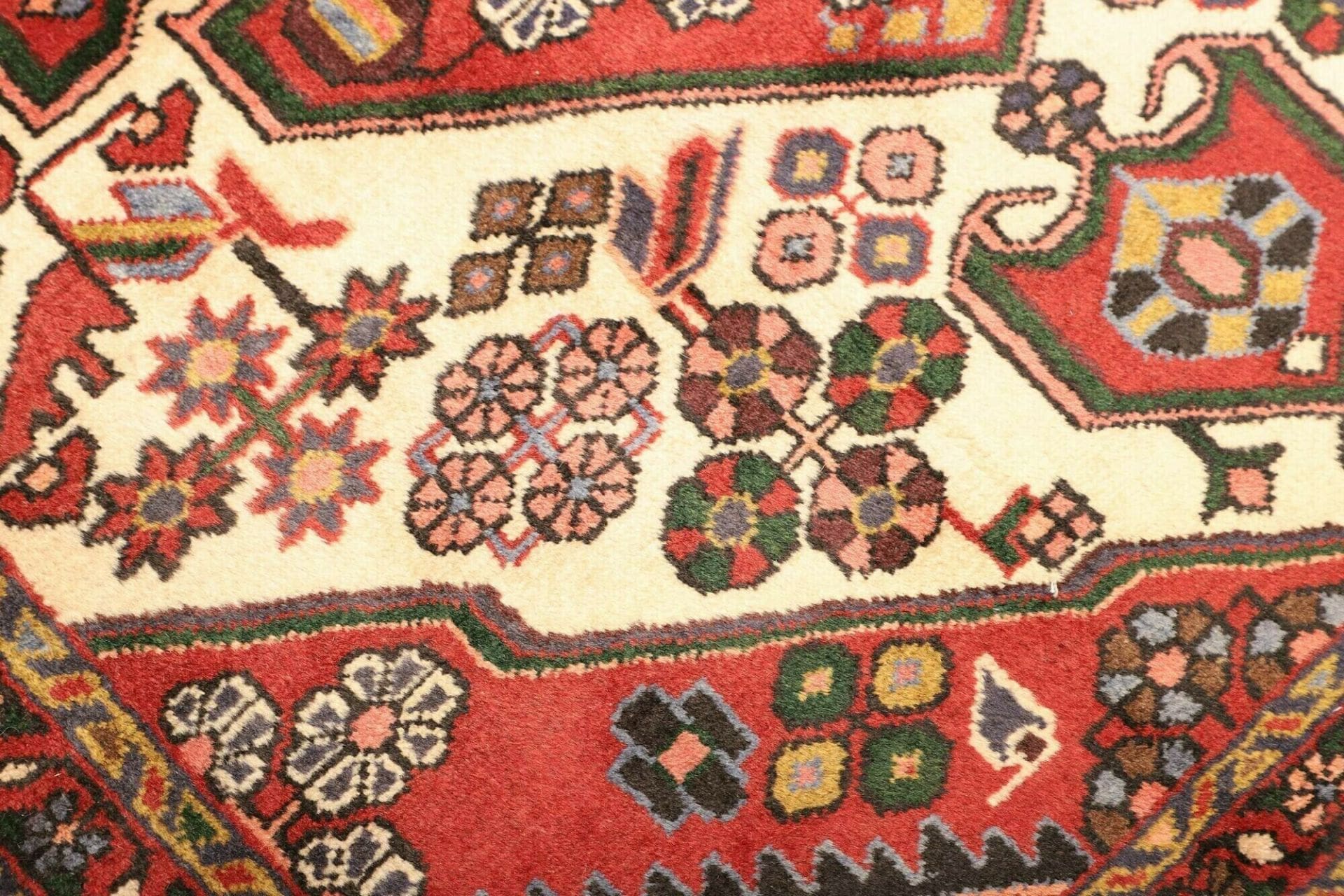 hamadan-teppich-113-x-150cm-herati-muster-schurwolle-handgeknupft-5 Hamadan Herati Perserteppich 113 × 150 cm aus Wolle, handgeknüpft