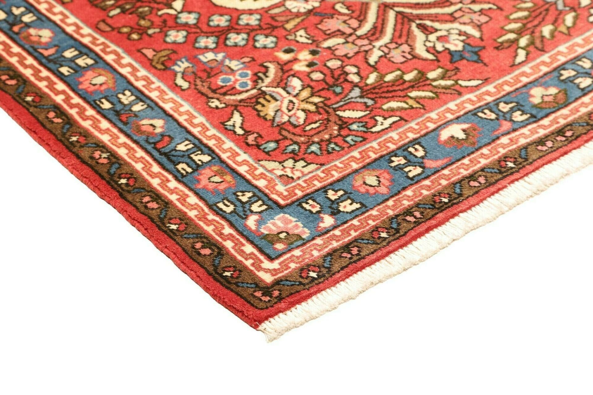 Handgeknüpfter Hamadan Herati Perserteppich, 113 × 166 cm, Wolle