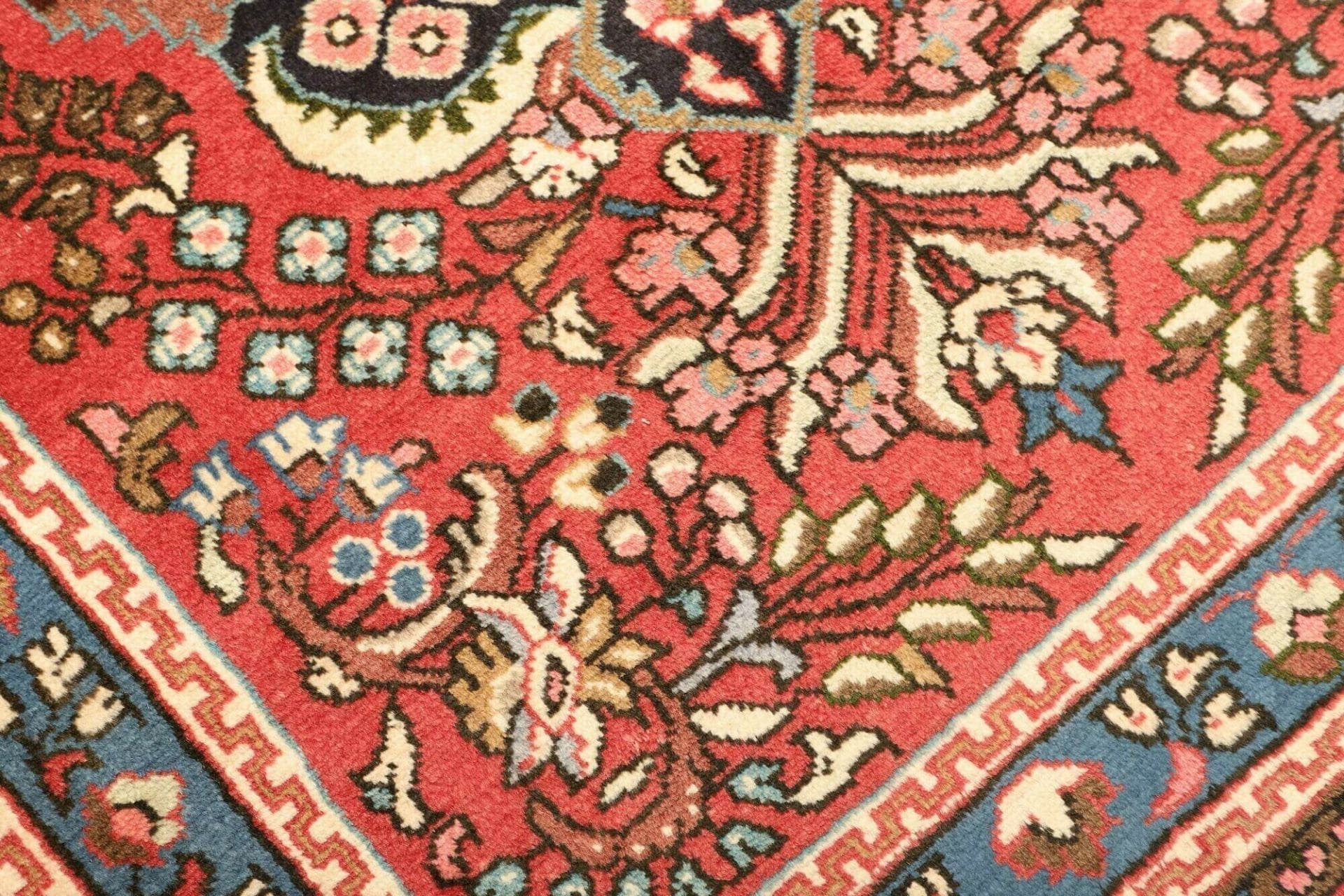 Handgeknüpfter Hamadan Herati Perserteppich, 113 × 166 cm, Wolle