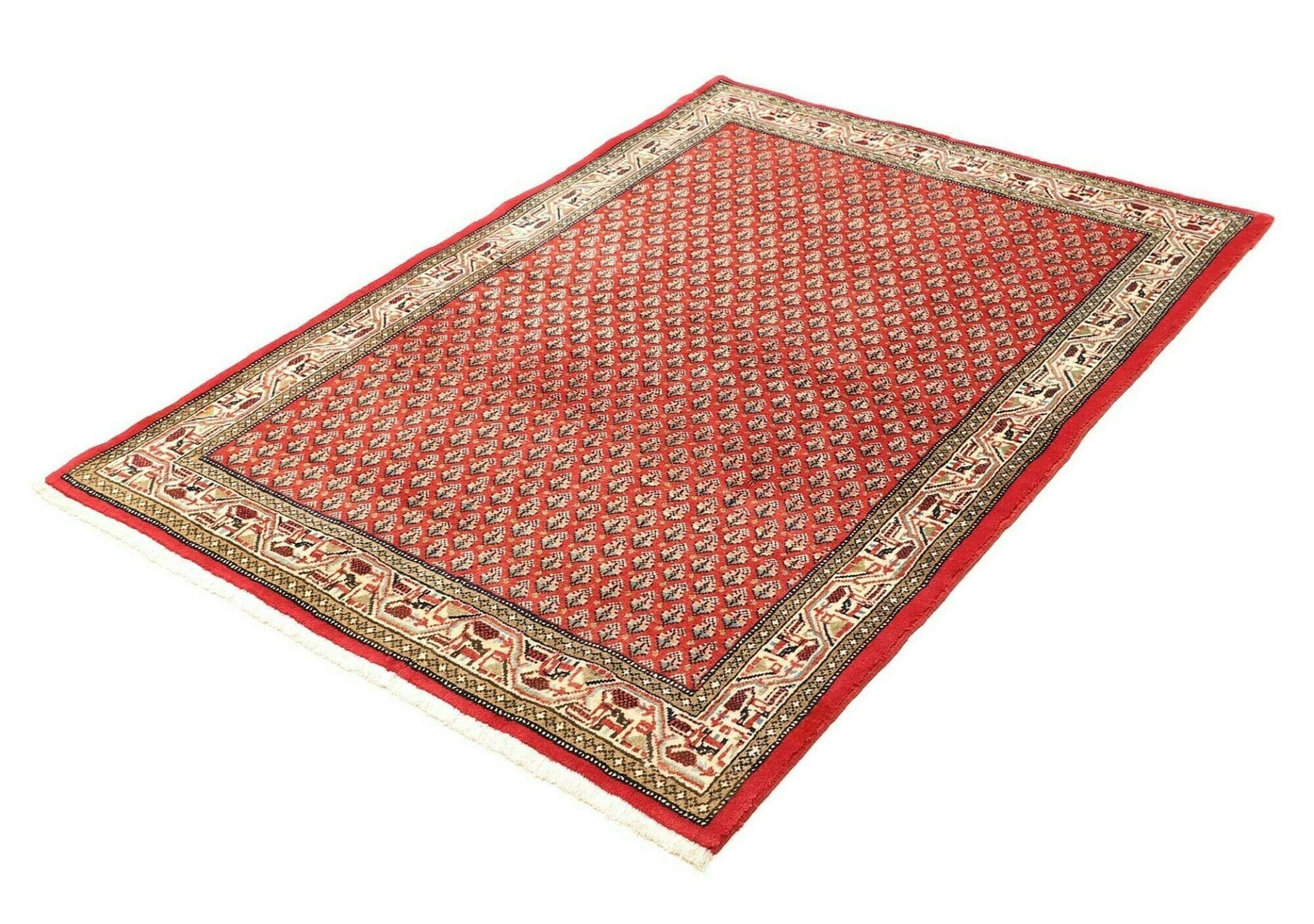 Handgeknüpfter Hamadan Perserteppich 113 × 150 cm