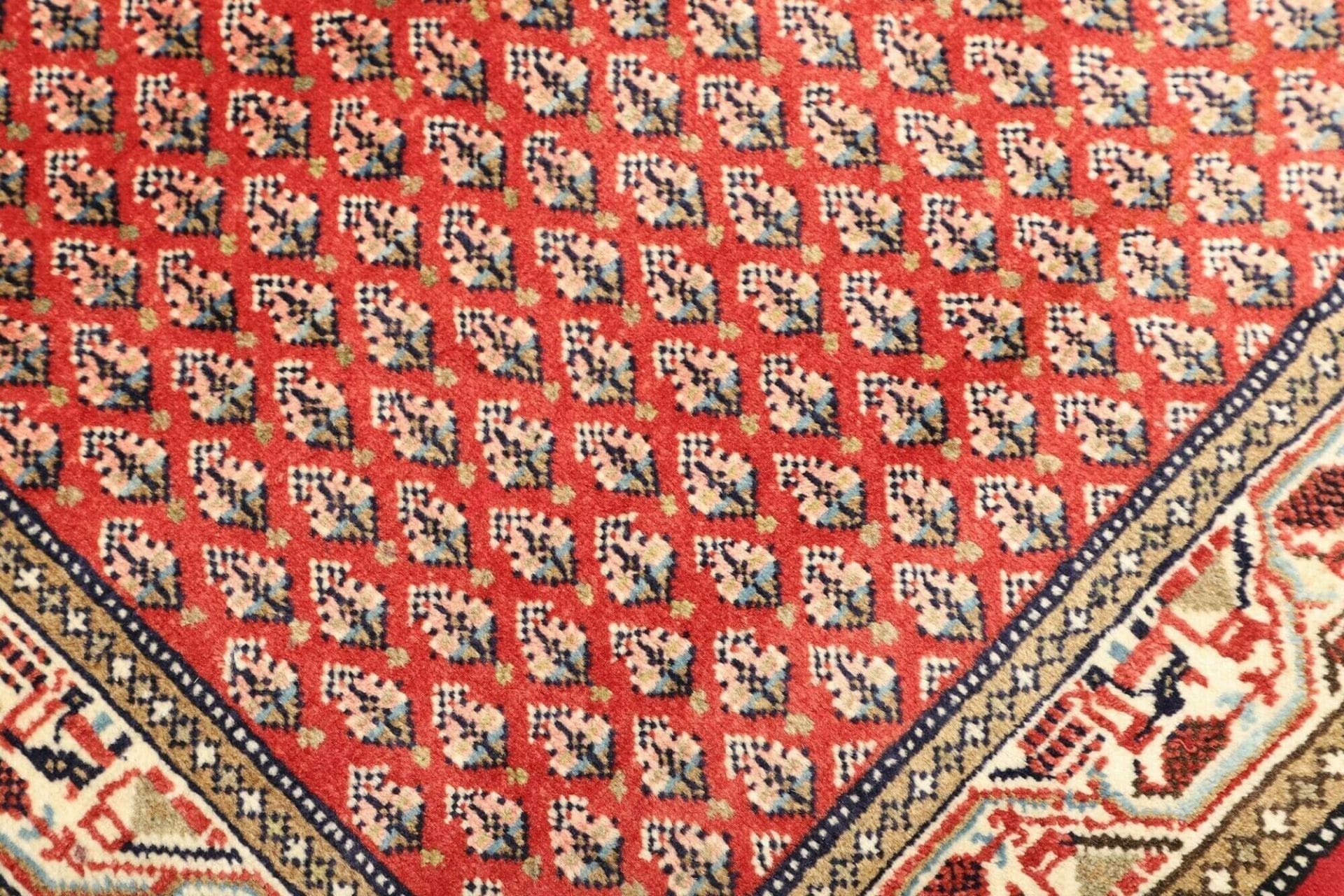 Handgeknüpfter Hamadan Perserteppich 113 × 150 cm