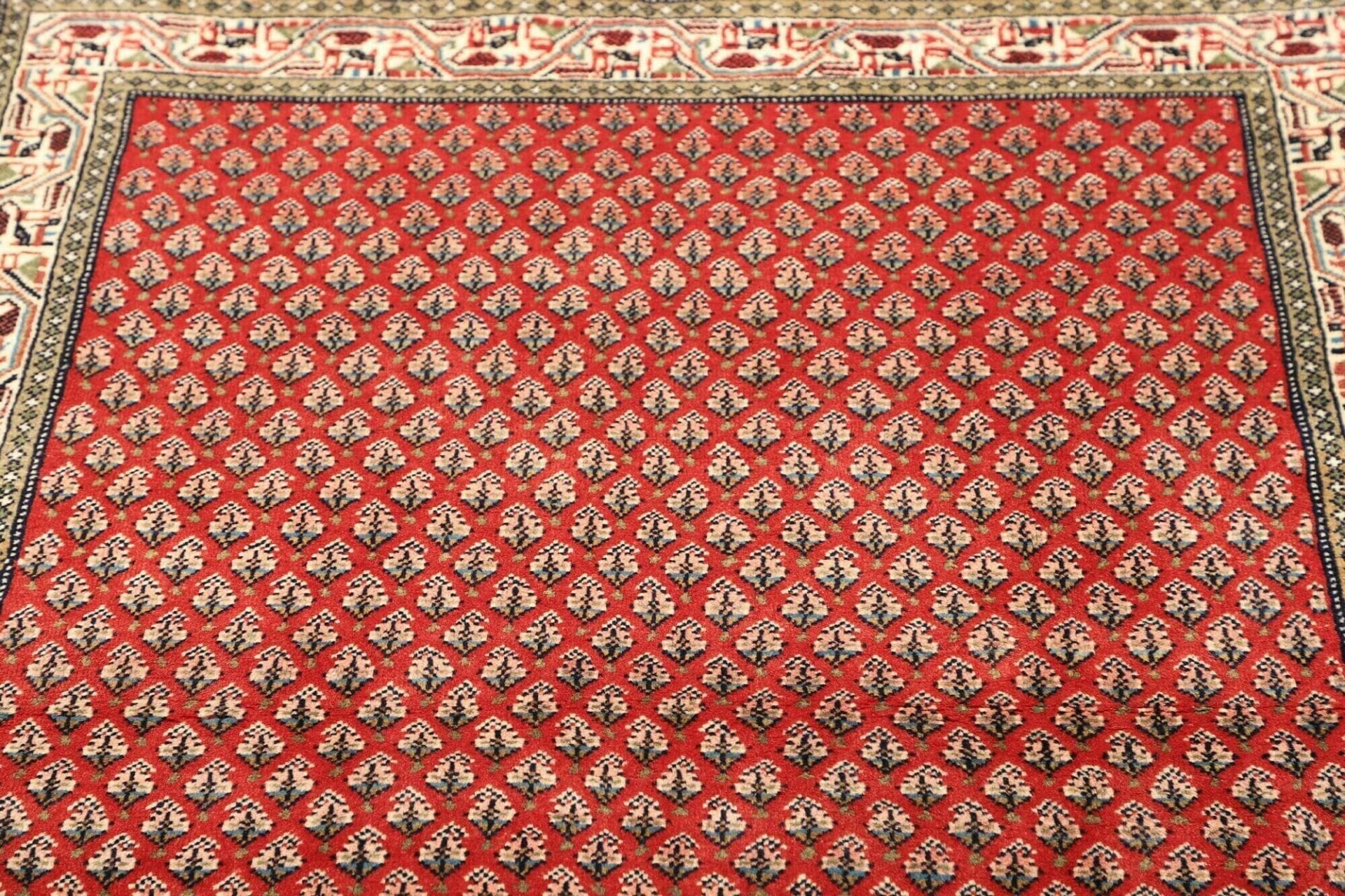 Handgeknüpfter Hamadan Perserteppich 113 × 150 cm