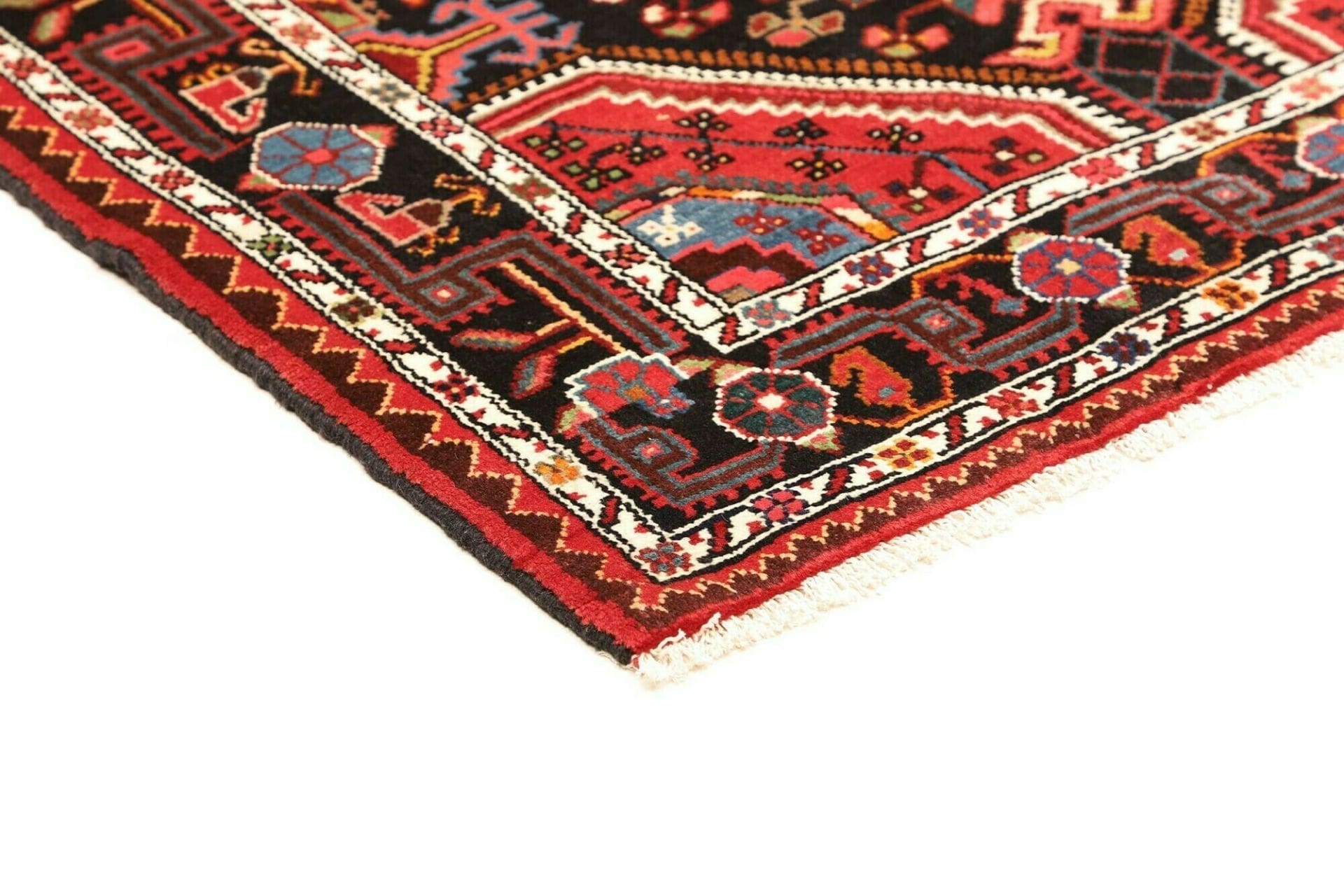 Hamadan Herati Perserteppich aus Iran, 112 × 147 cm