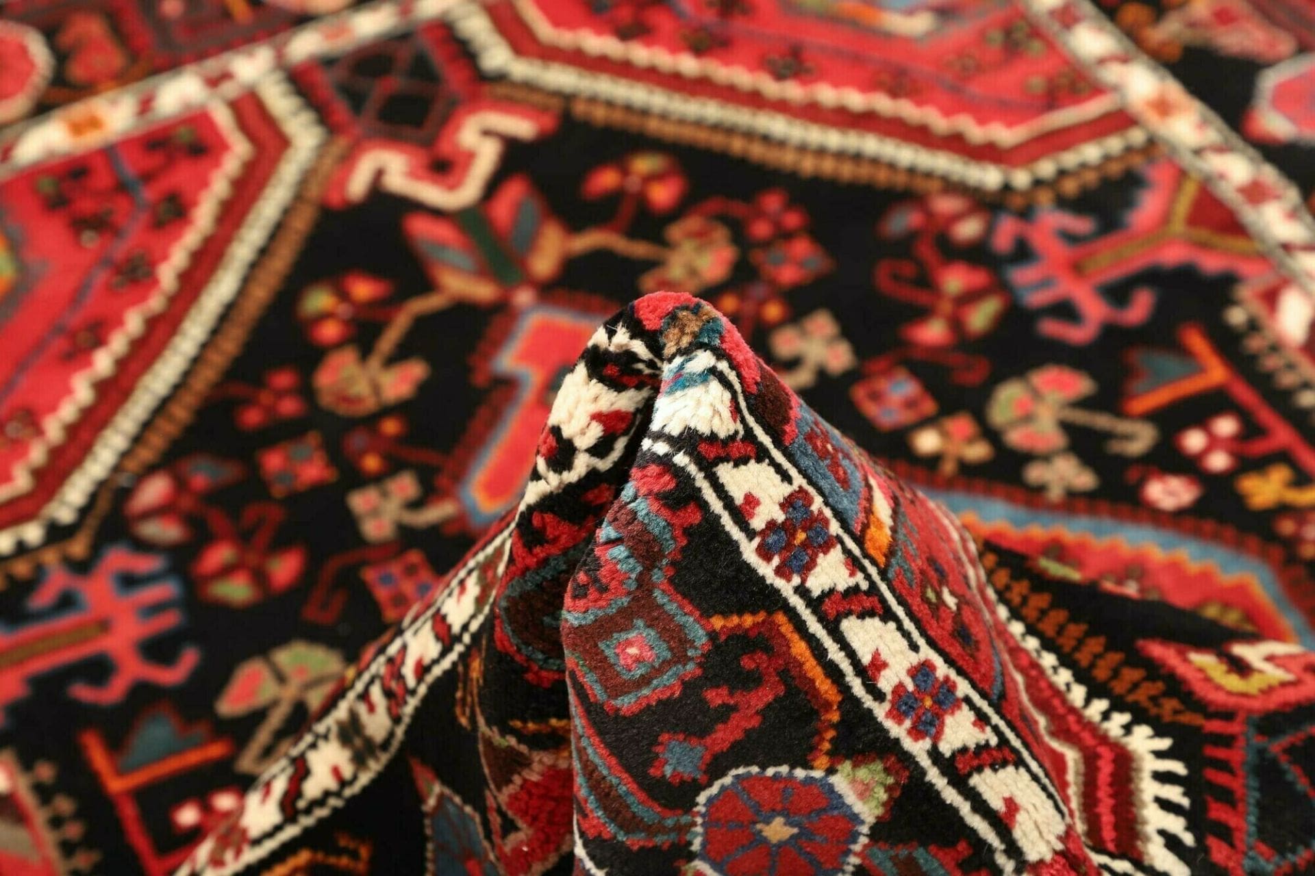 Hamadan Herati Perserteppich aus Iran, 112 × 147 cm