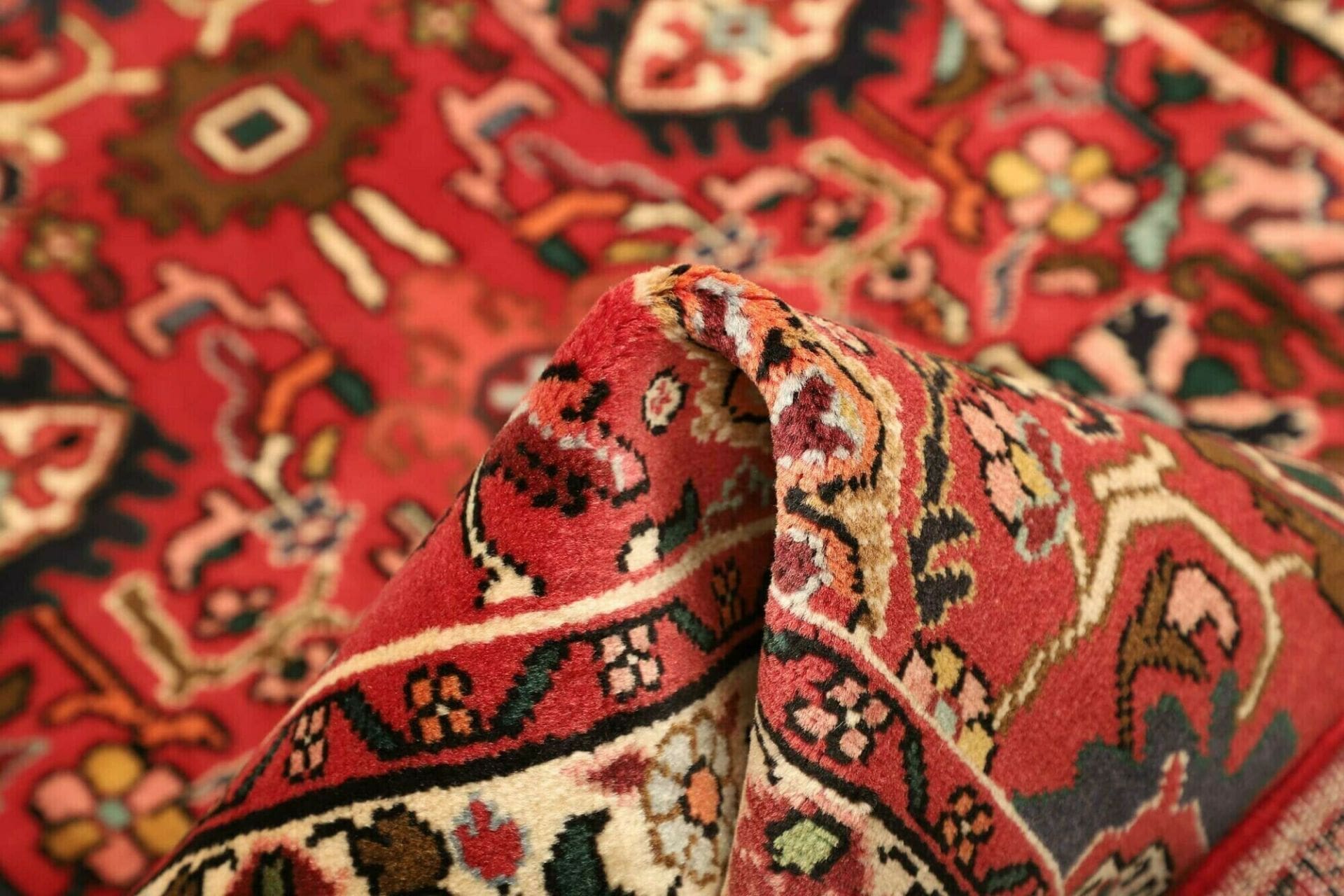 Hamadan Herati Perserteppich aus Iran, 103 × 140 cm