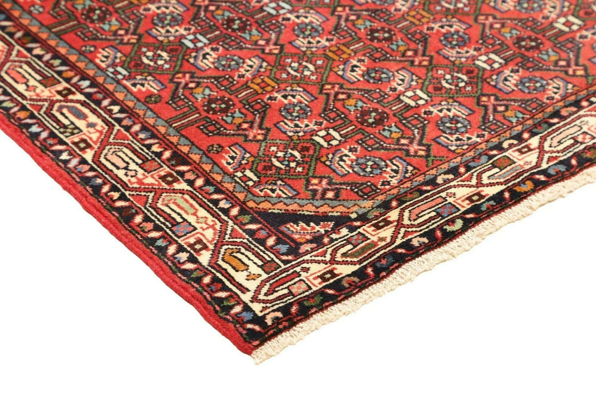 Hamadan Herati Perserteppich aus Iran, 103 × 152 cm