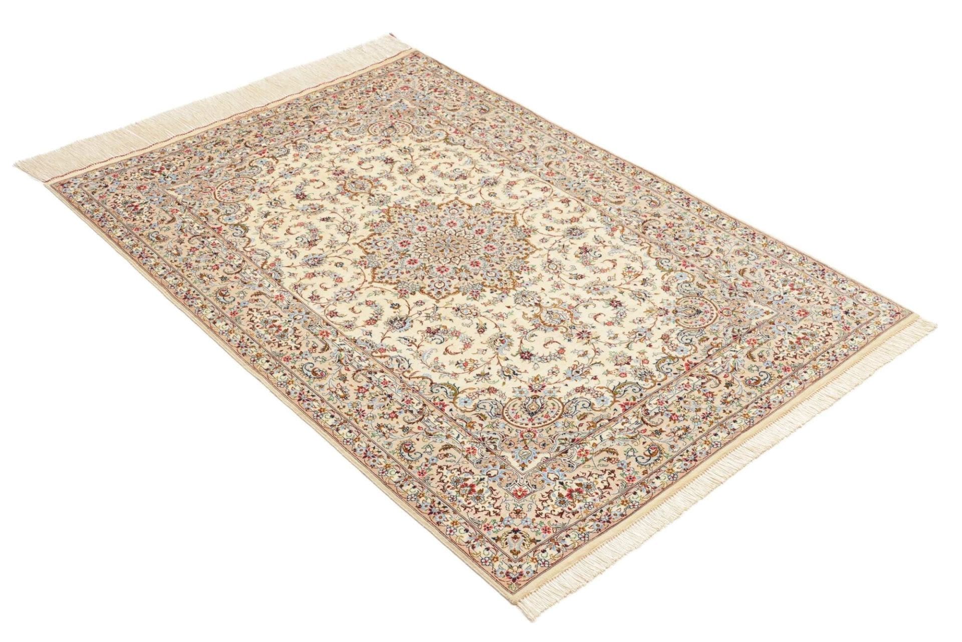 Ghom Perserteppich aus Iran, 102 × 150 cm