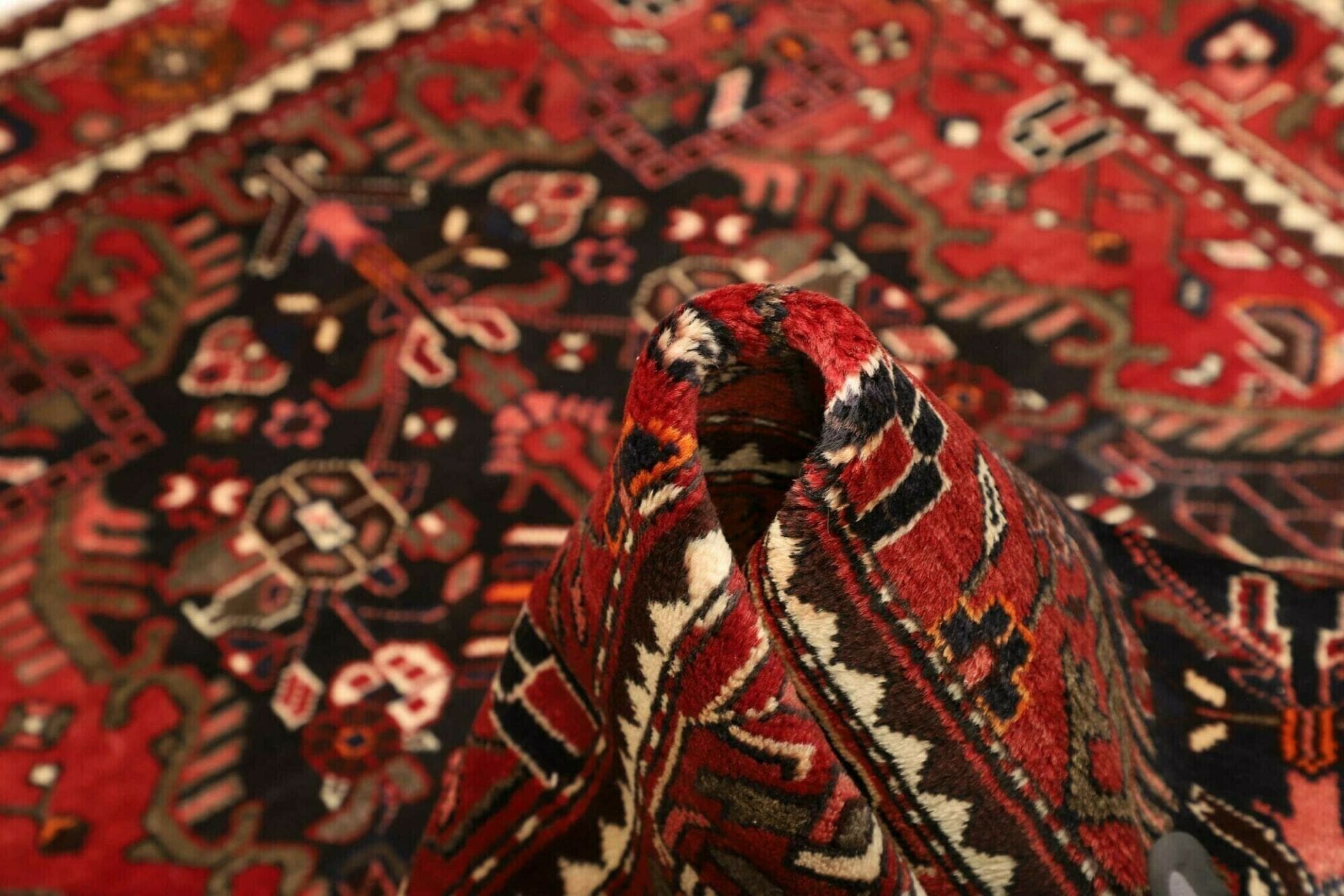 Hamadan Herati Perserteppich 111 × 153 cm aus Wolle, handgeknüpft