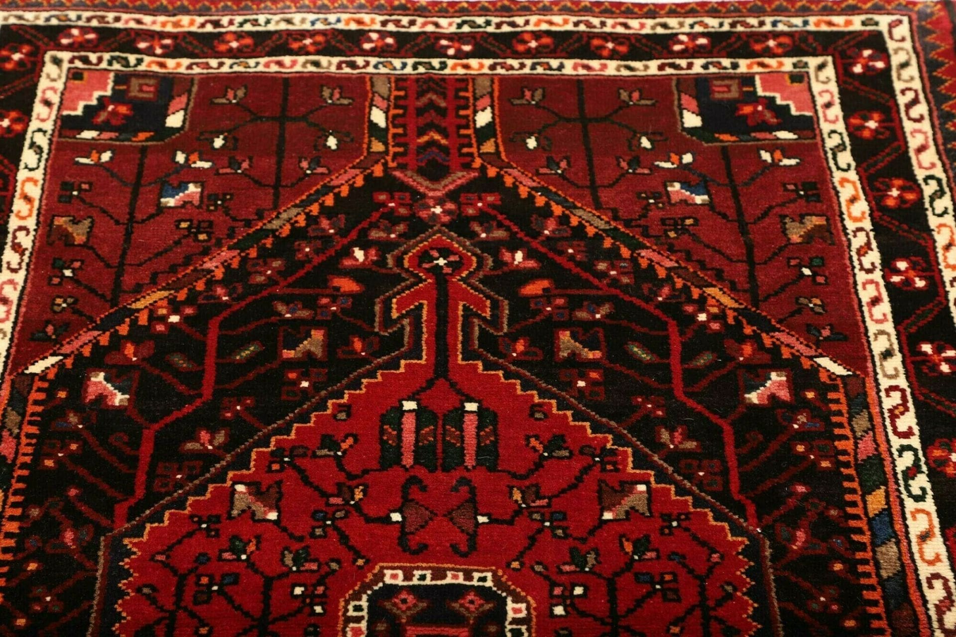 hamadan-teppich-108-x-164cm-schurwolle-herati-muster-handgeknupft-7 Hamadan Herati Perserteppich 108 × 164 cm aus Wolle, handgeknüpft