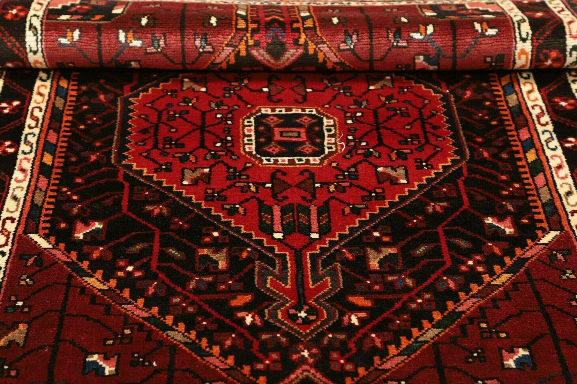hamadan-teppich-108-x-164cm-schurwolle-herati-muster-handgeknupft-9 Hamadan Herati Perserteppich 108 × 164 cm aus Wolle, handgeknüpft