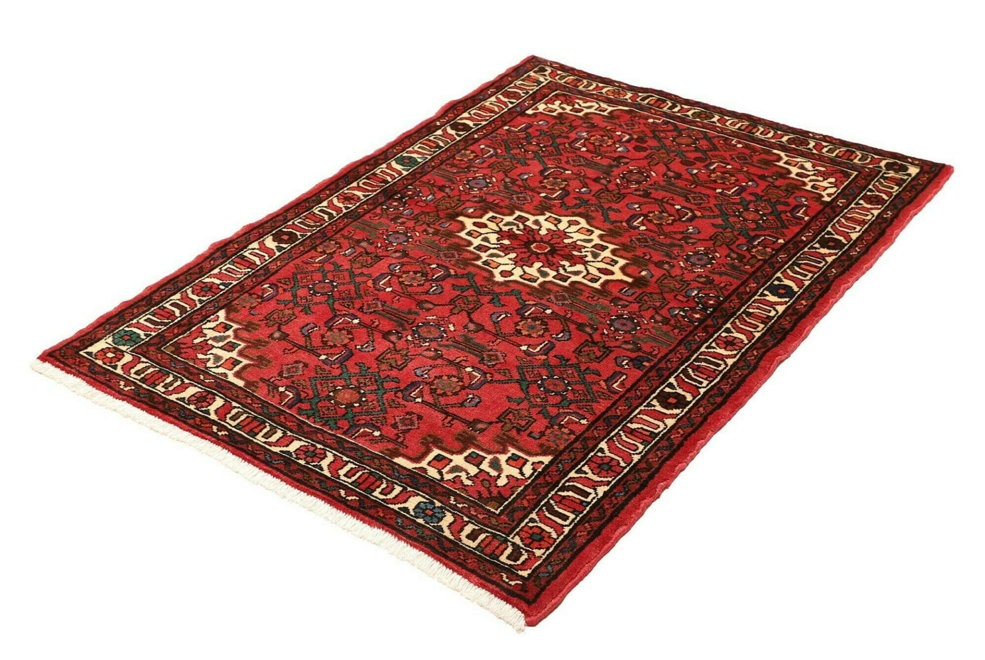Hamadan Herati Perserteppich aus Iran, 109 × 152 cm