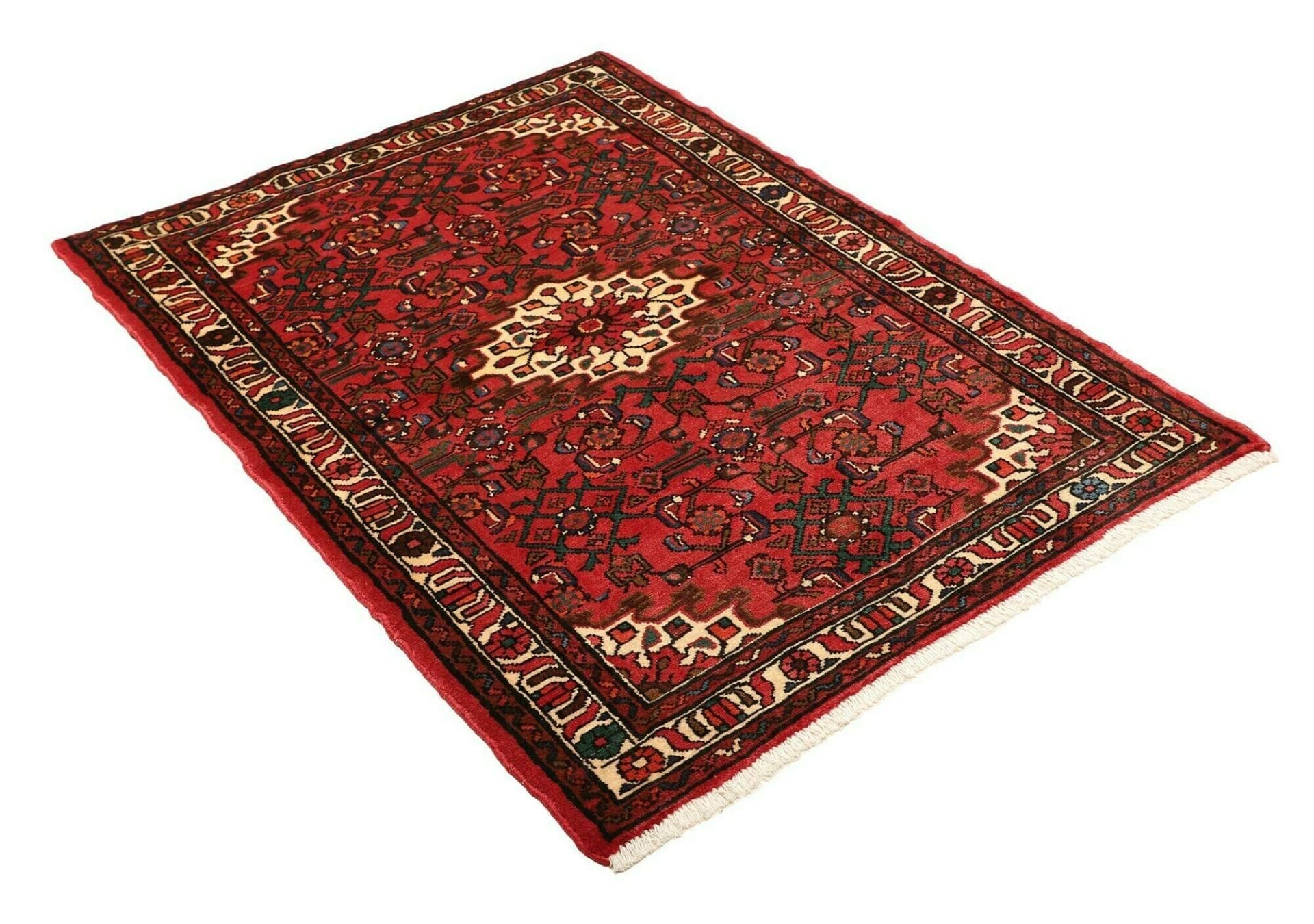 Hamadan Herati Perserteppich aus Iran, 109 × 152 cm