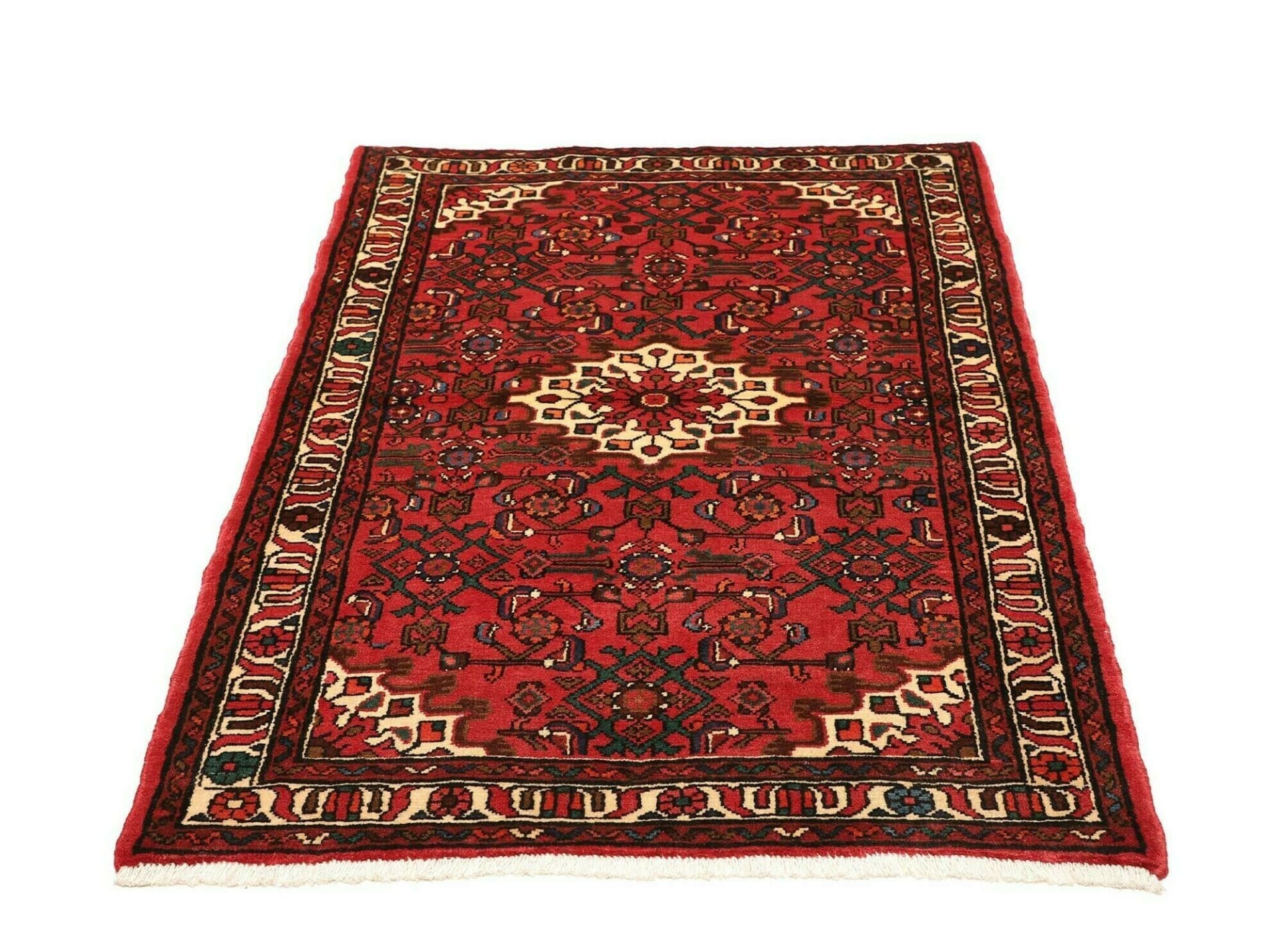 Hamadan Herati Perserteppich aus Iran, 109 × 152 cm