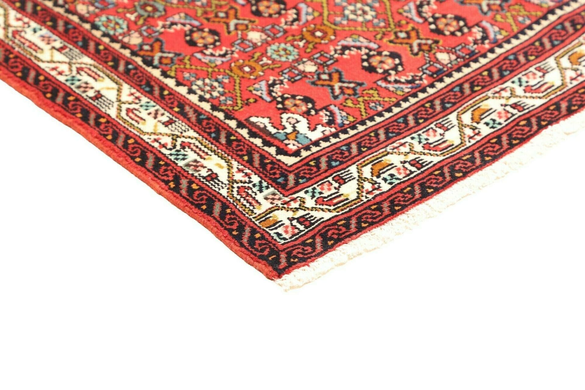 Handgeknüpfter Hamadan Herati Perserteppich 102 × 149 cm