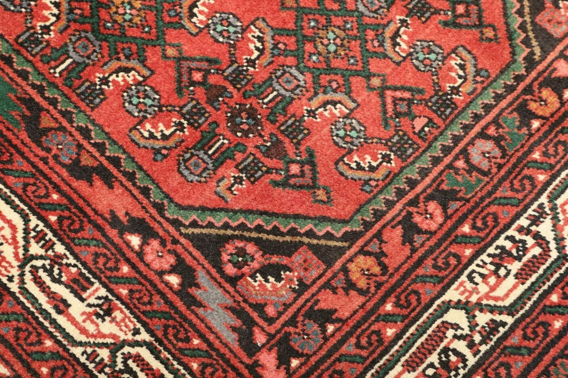 Handgeknüpfter Hamadan Herati Perserteppich 103 × 150 cm