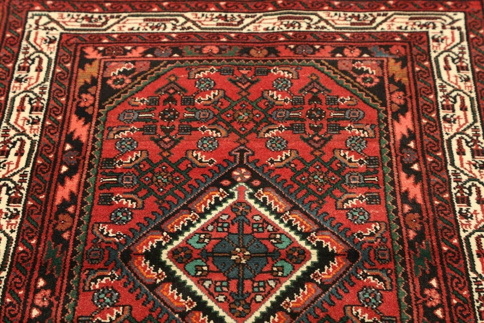 Handgeknüpfter Hamadan Herati Perserteppich 103 × 150 cm