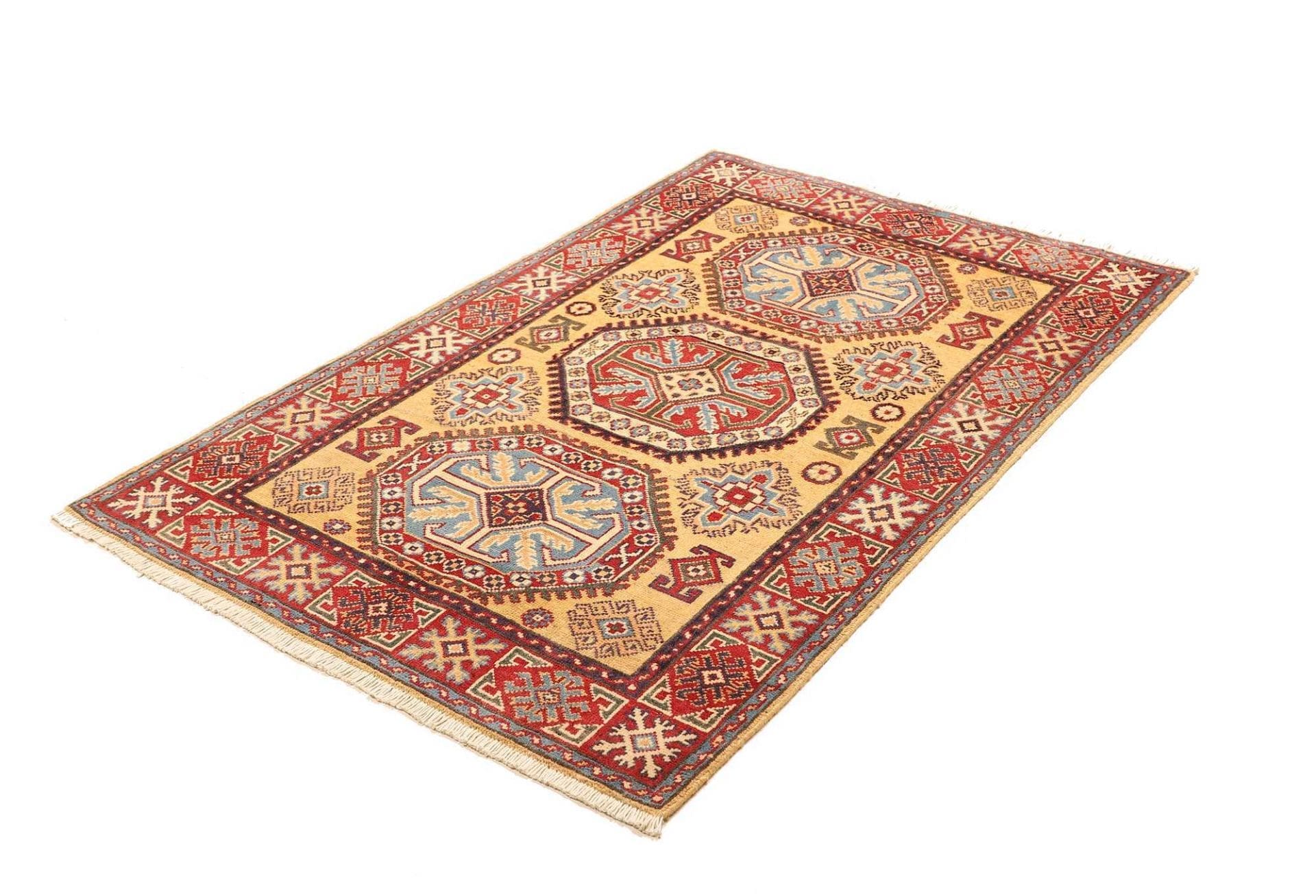 Kazak Orientteppich 103 × 153 cm aus Wolle, handgeknüpft