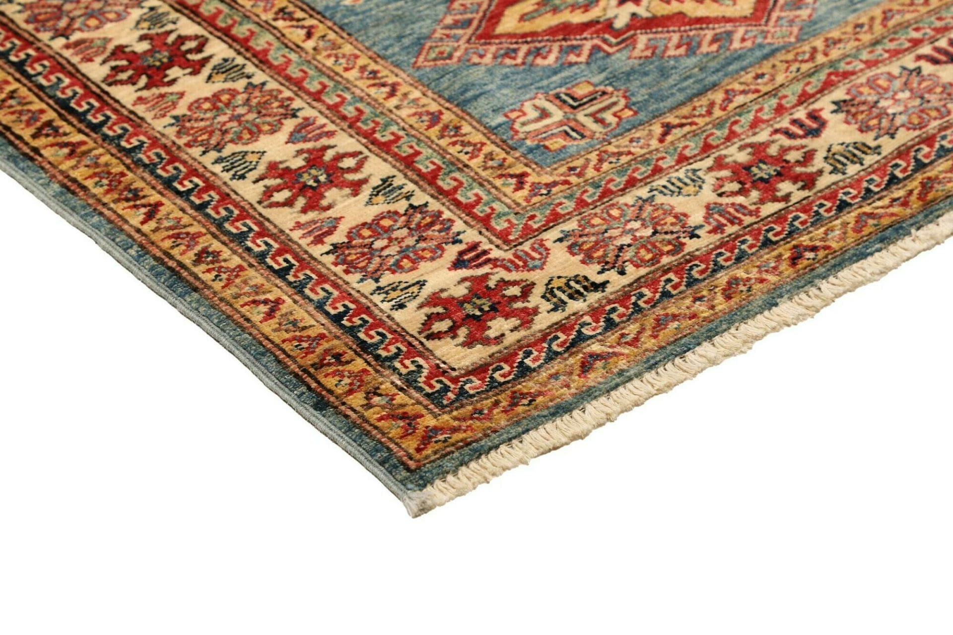 Kazak Orientteppich aus Pakistan, 103 × 134 cm
