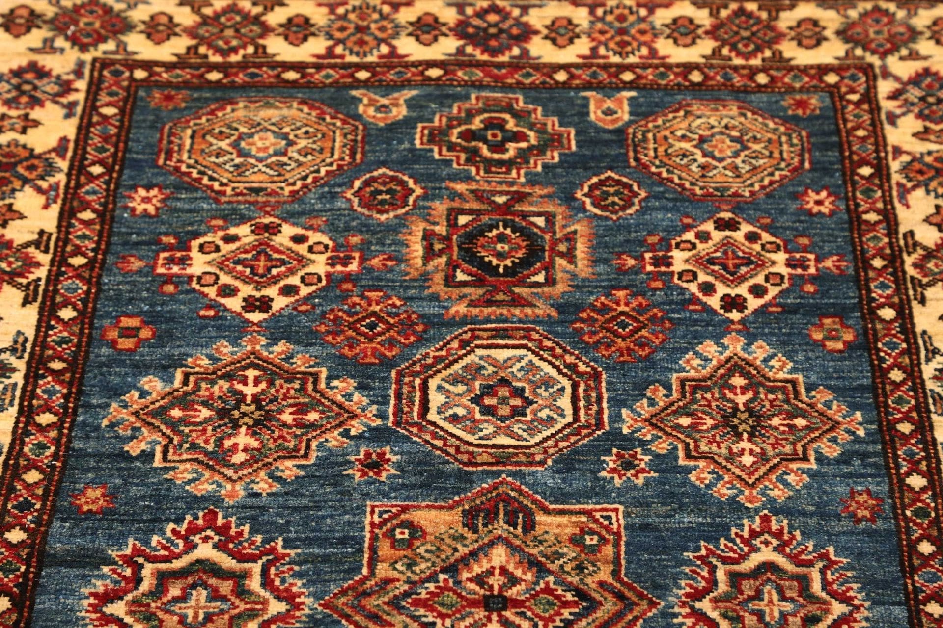 Handgeknüpfter Kazak Orientteppich 99 × 147 cm