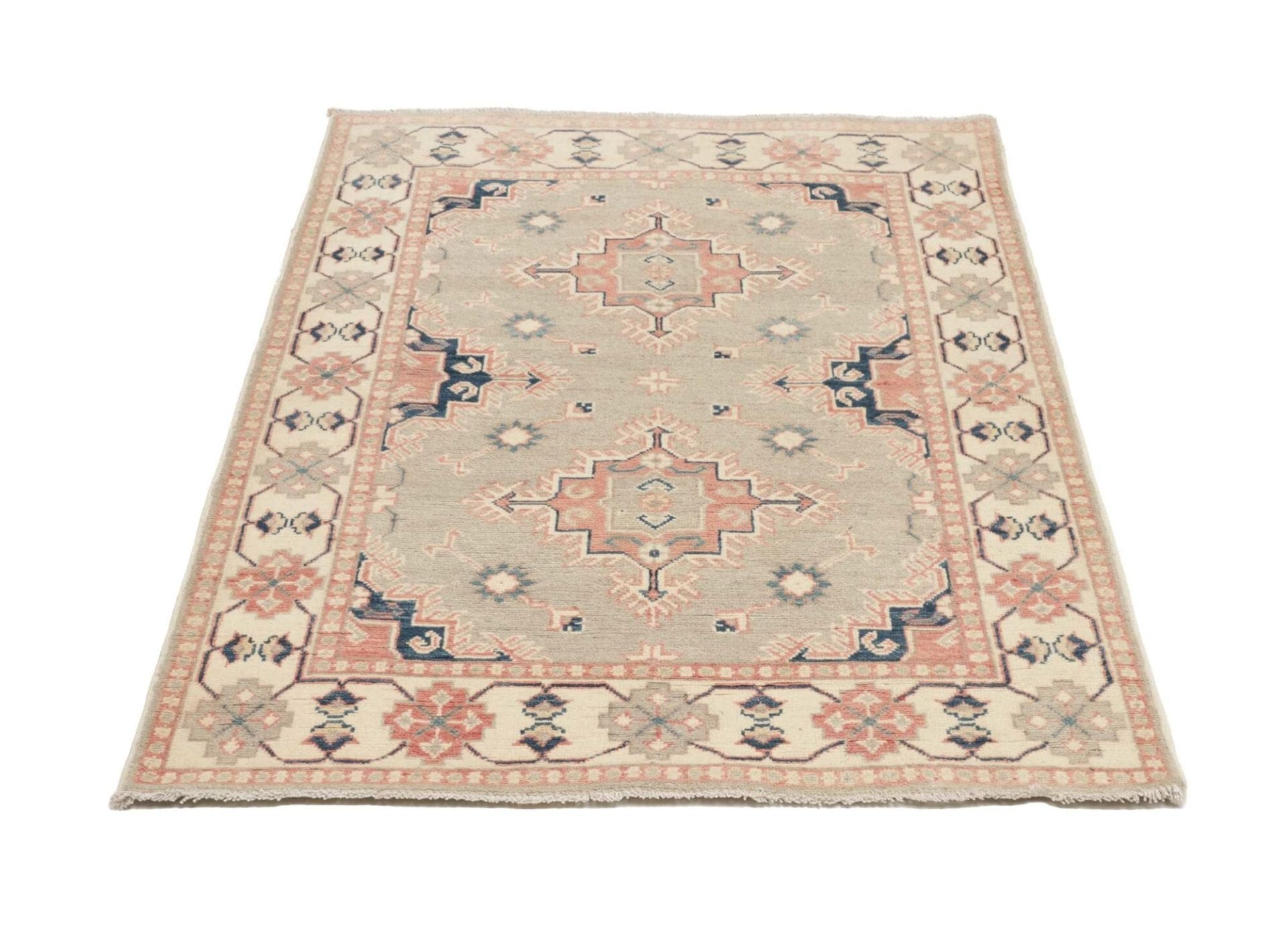 Handgeknüpfter Kazak Orientteppich, 108 × 135 cm, Wolle