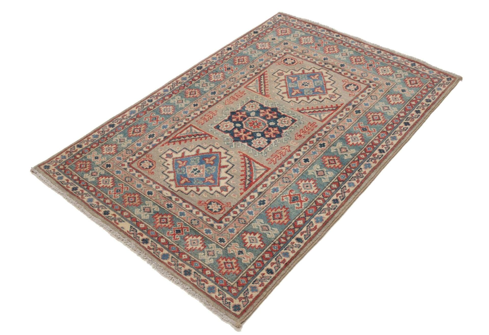 Kazak Orientteppich 108 × 157 cm aus Wolle, handgeknüpft