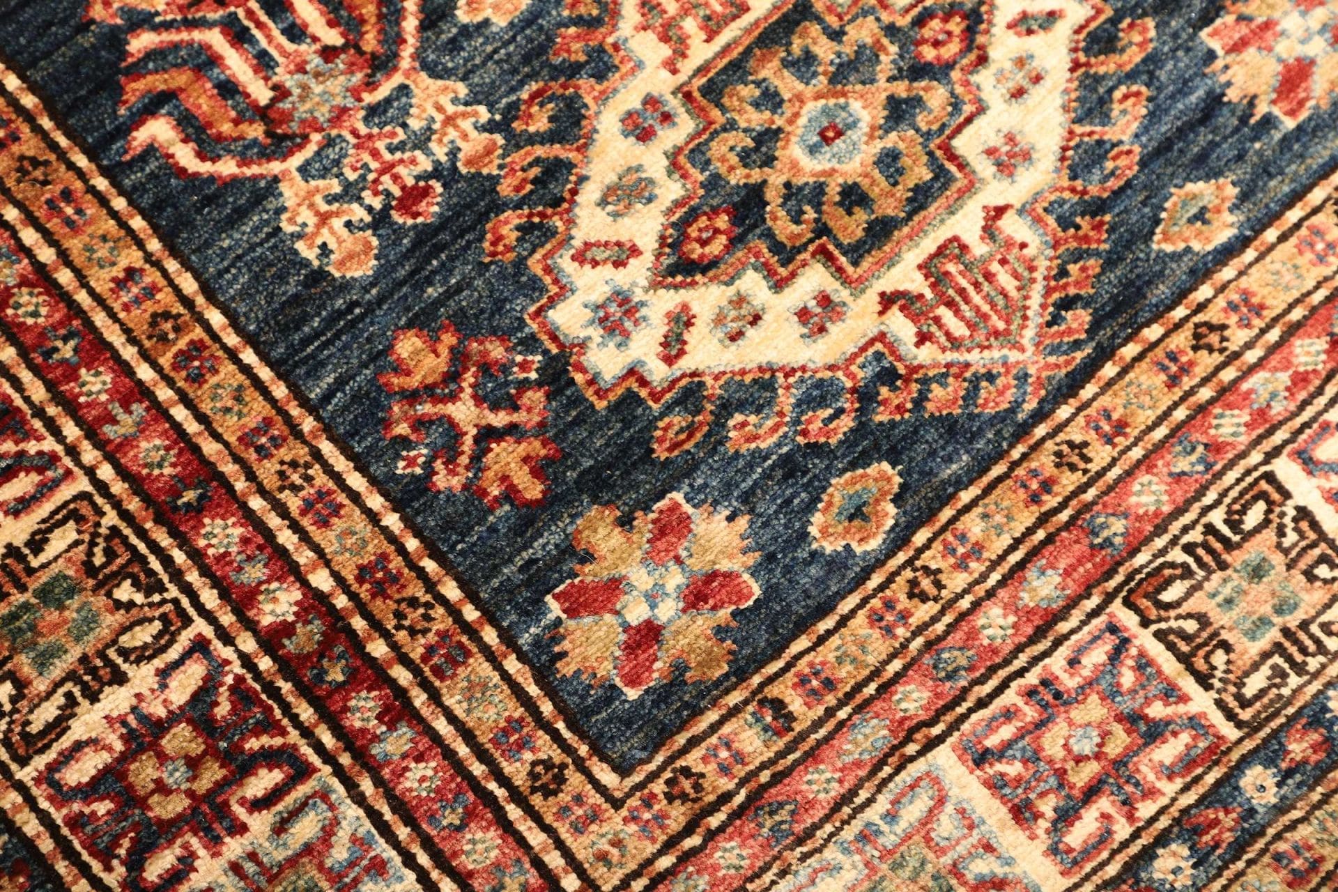 Handgeknüpfter Kazak Orientteppich, 103 × 147 cm, Wolle