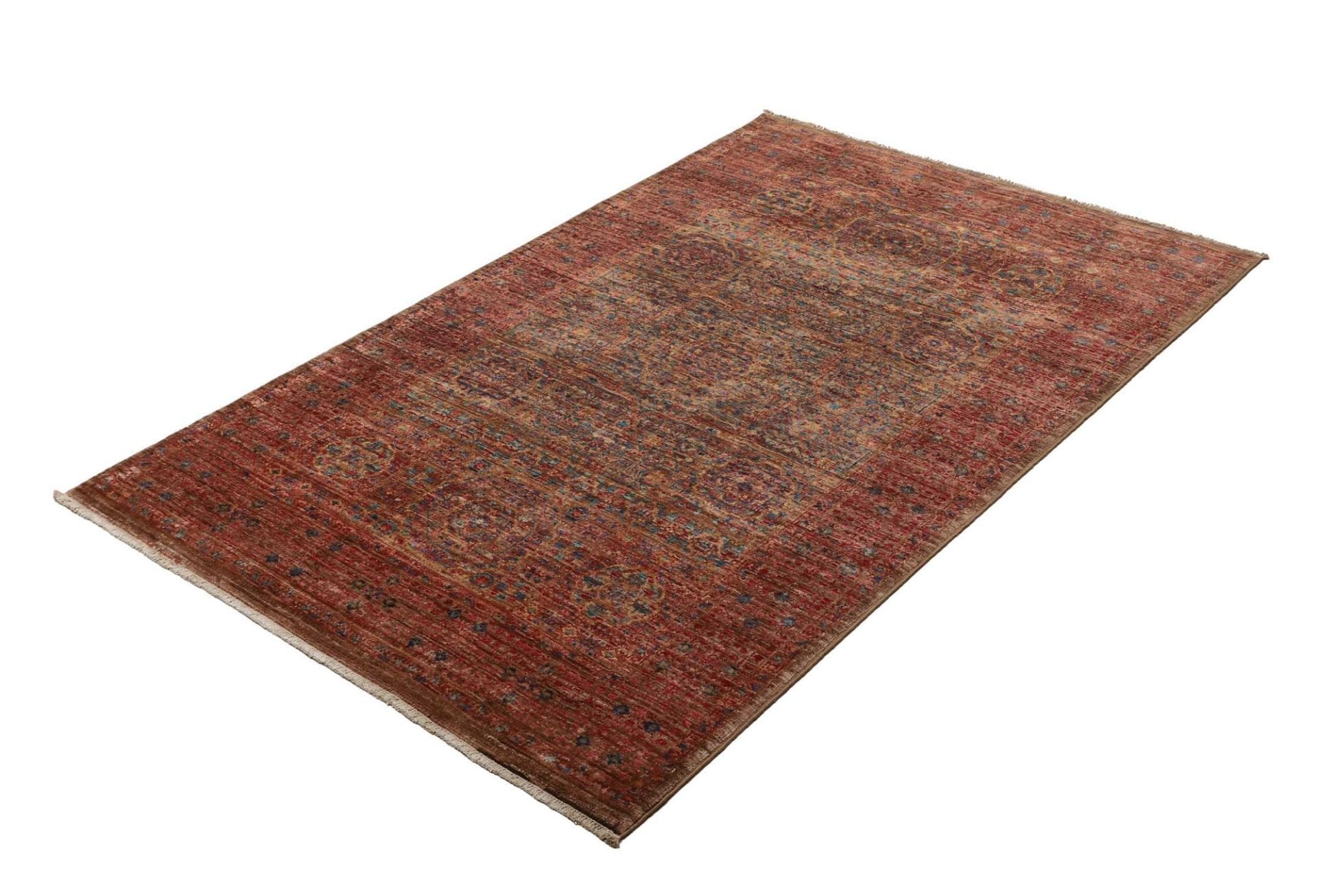 Handgeknüpfter Mamluk Orientteppich, 101 × 151 cm, Wolle