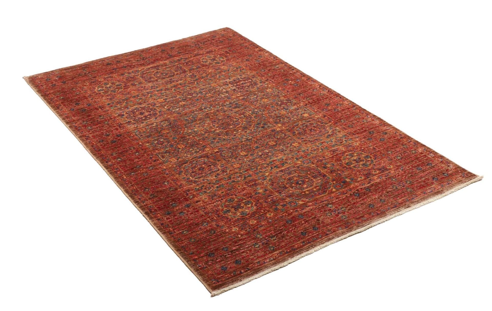 Handgeknüpfter Mamluk Orientteppich, 101 × 151 cm, Wolle