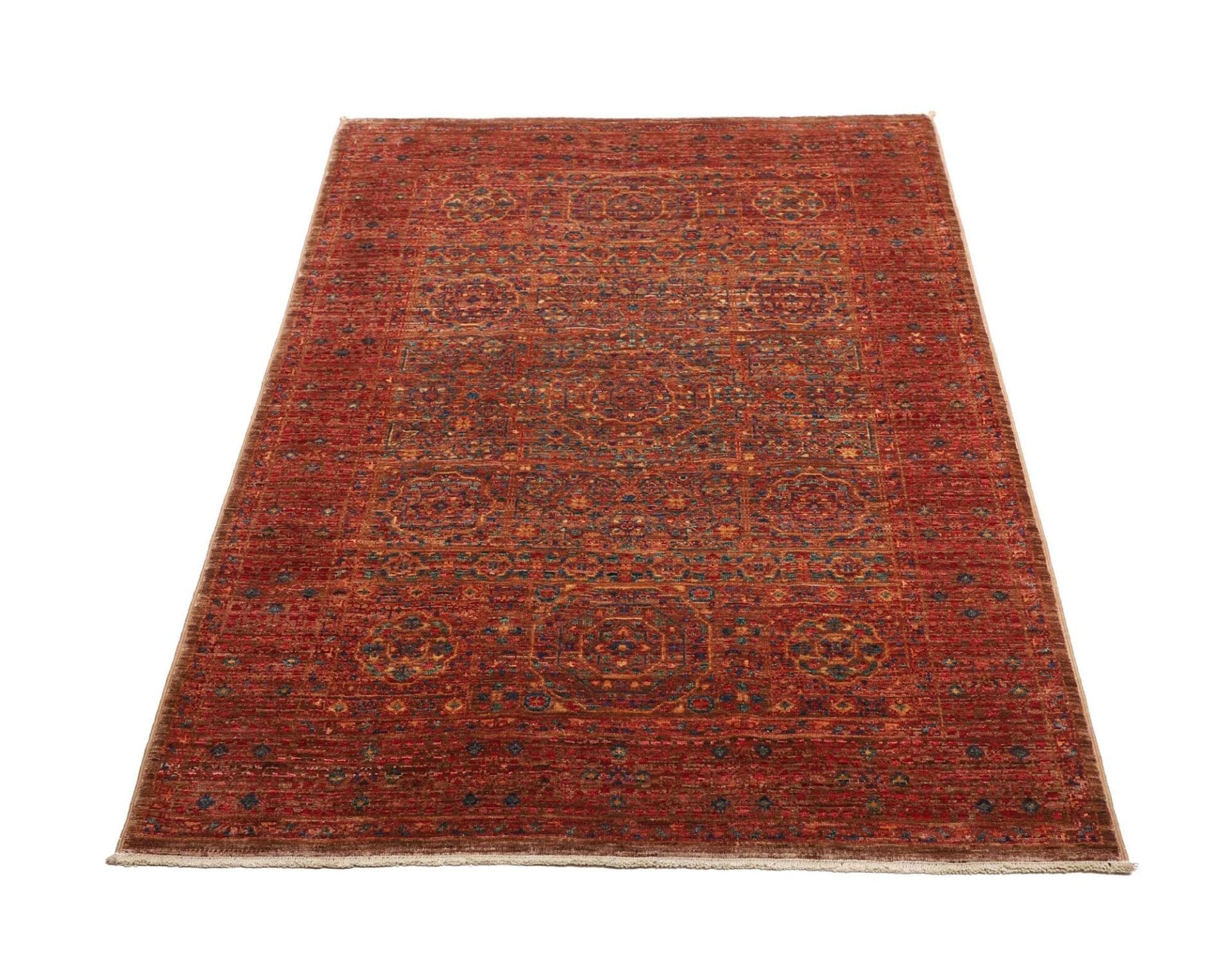 Handgeknüpfter Mamluk Orientteppich, 101 × 151 cm, Wolle