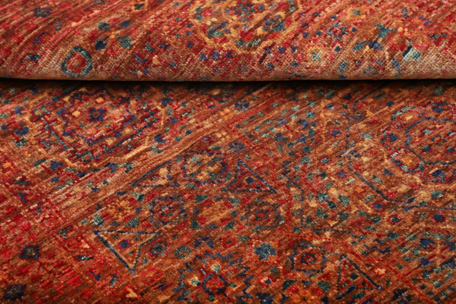 Handgeknüpfter Mamluk Orientteppich, 101 × 151 cm, Wolle