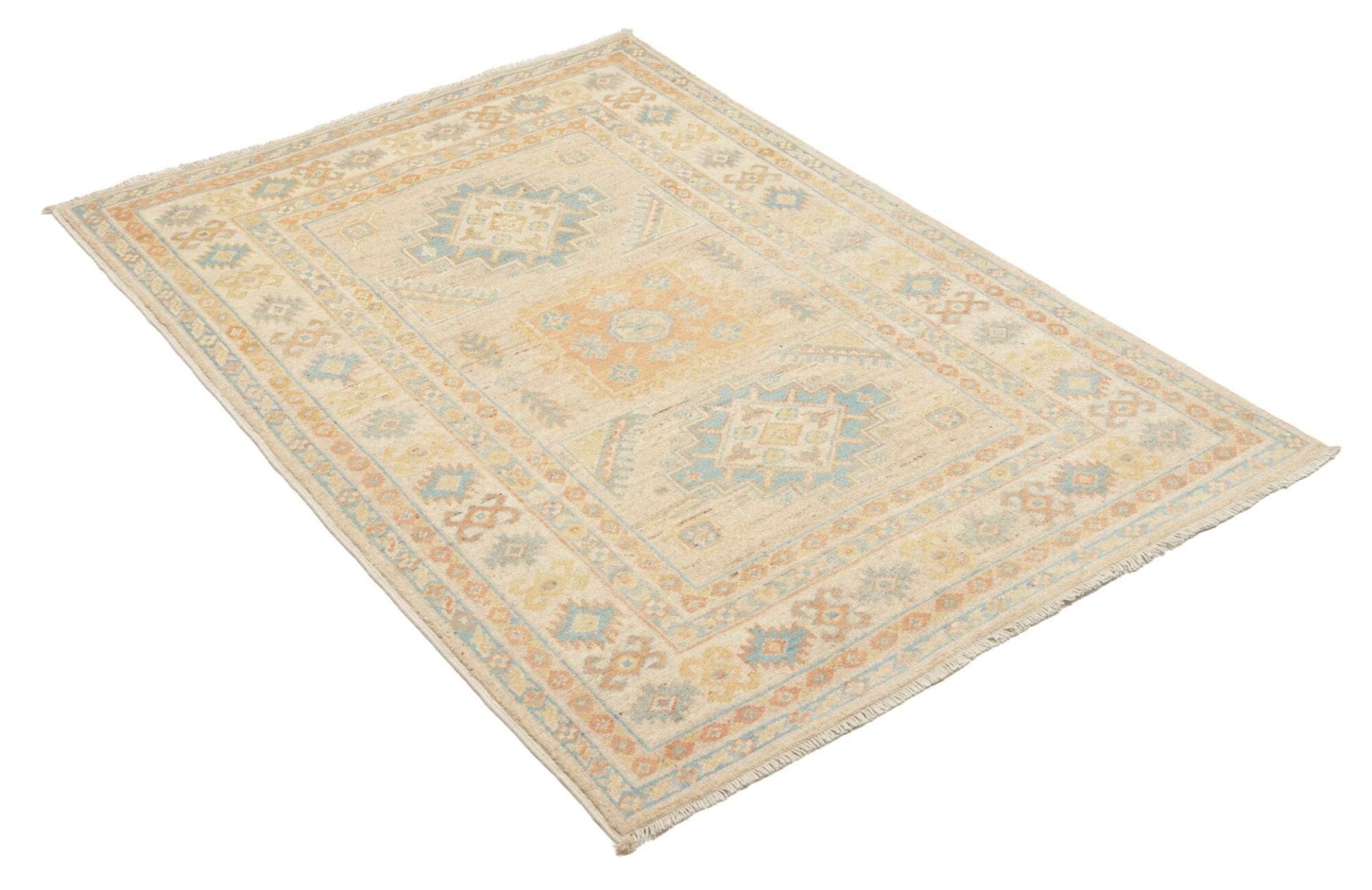 Kazak Orientteppich 104 × 148 cm aus Wolle, handgeknüpft