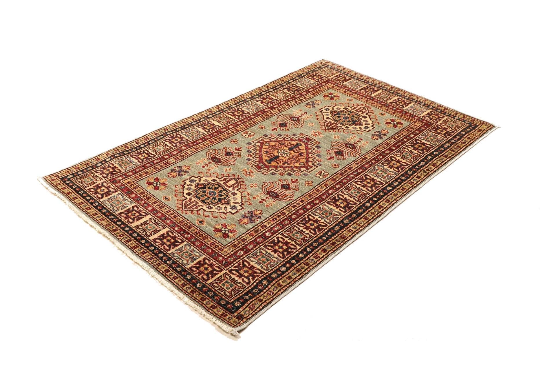 Handgeknüpfter Kazak Orientteppich, 103 × 155 cm, Wolle