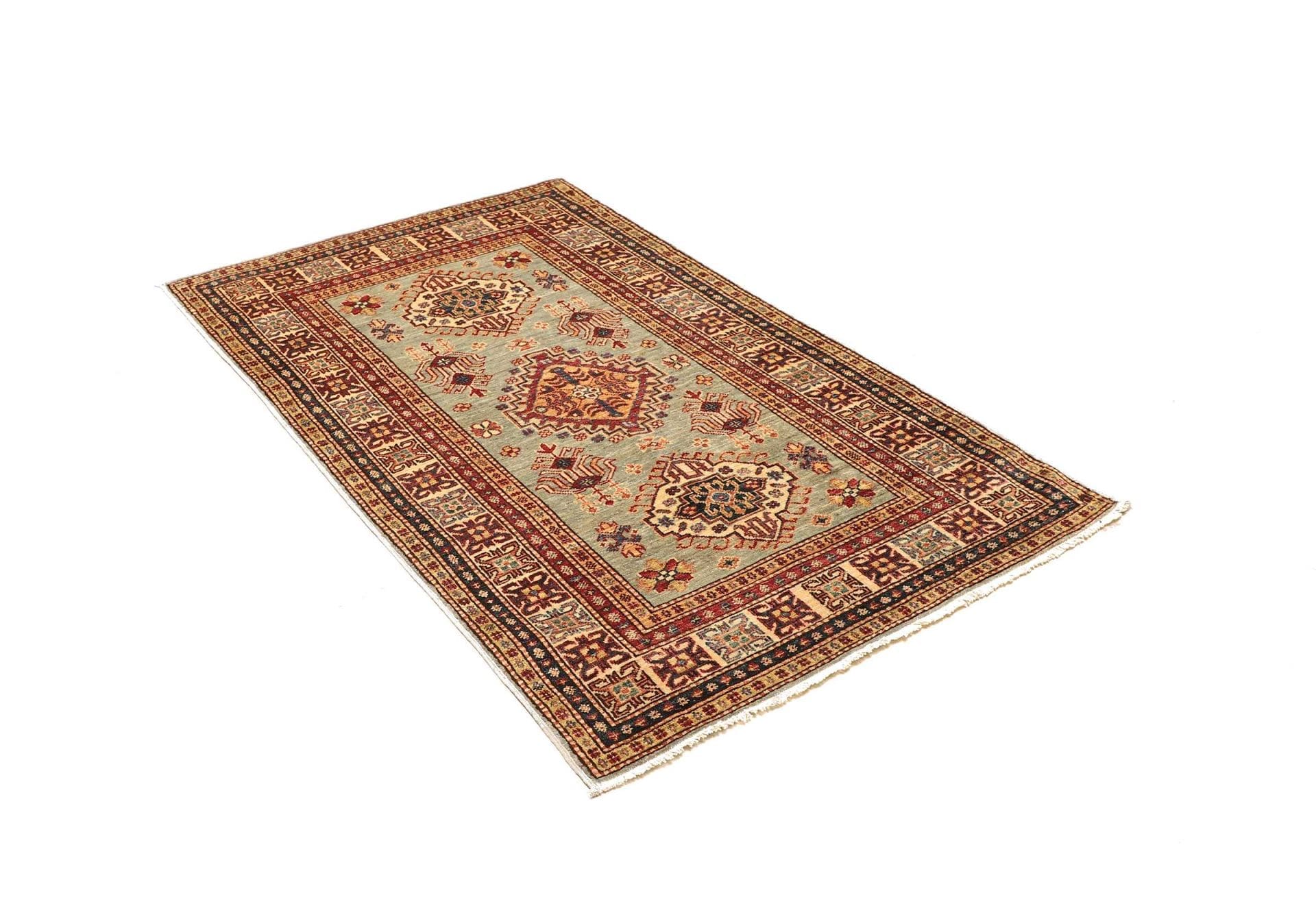 Handgeknüpfter Kazak Orientteppich, 103 × 155 cm, Wolle