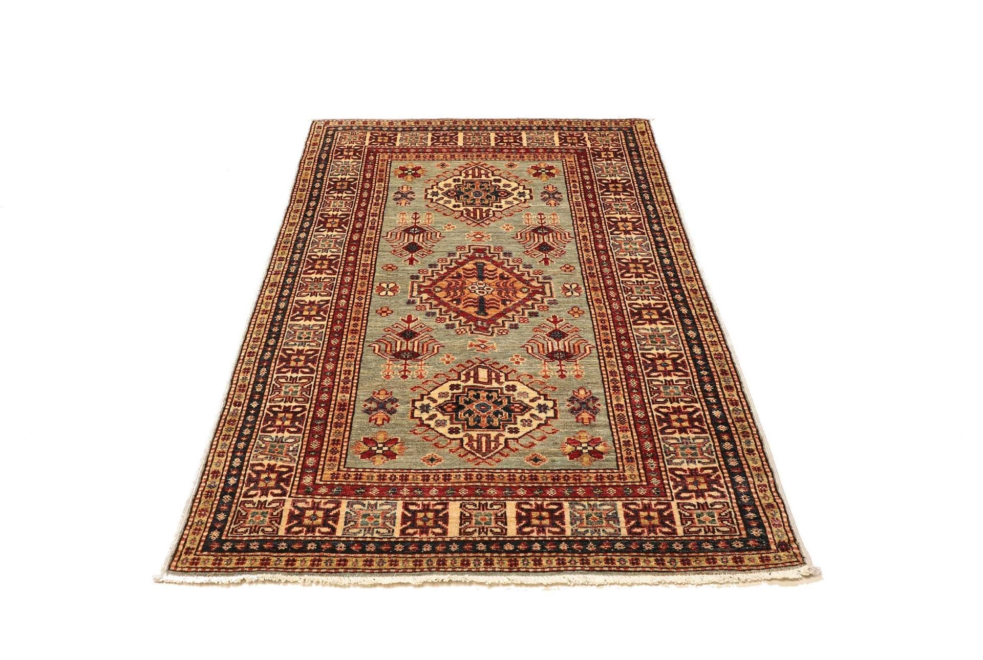 Handgeknüpfter Kazak Orientteppich, 103 × 155 cm, Wolle