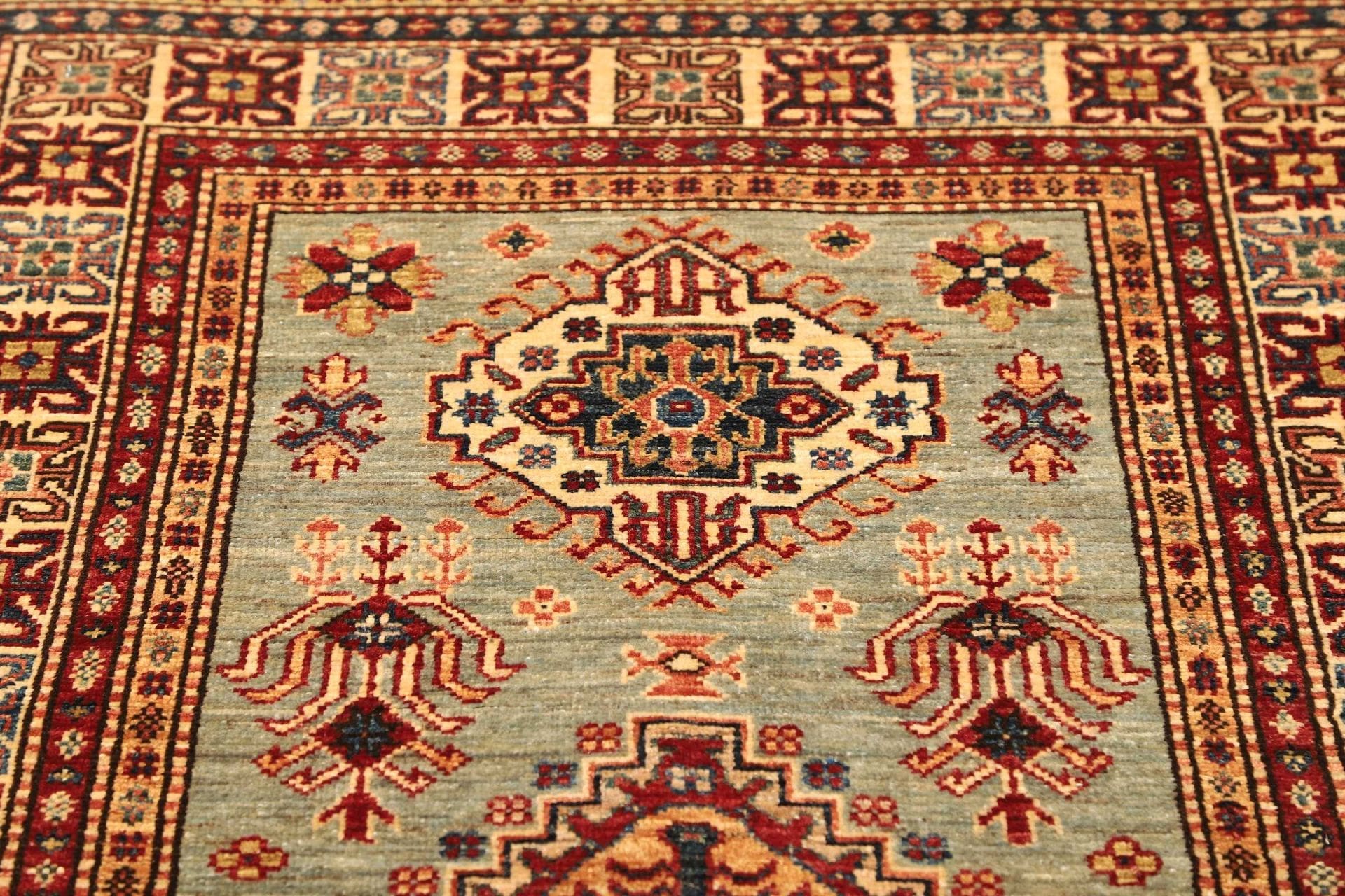 Handgeknüpfter Kazak Orientteppich, 103 × 155 cm, Wolle