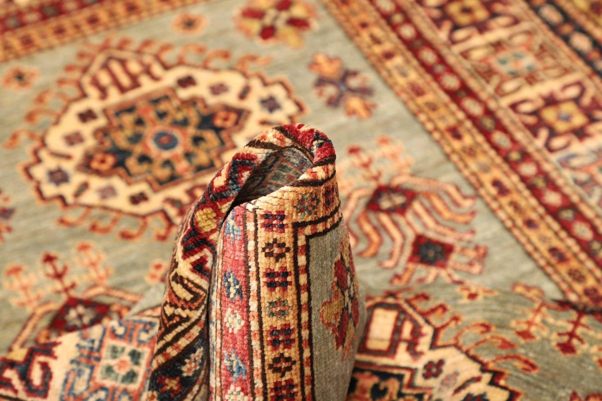 Handgeknüpfter Kazak Orientteppich, 103 × 155 cm, Wolle