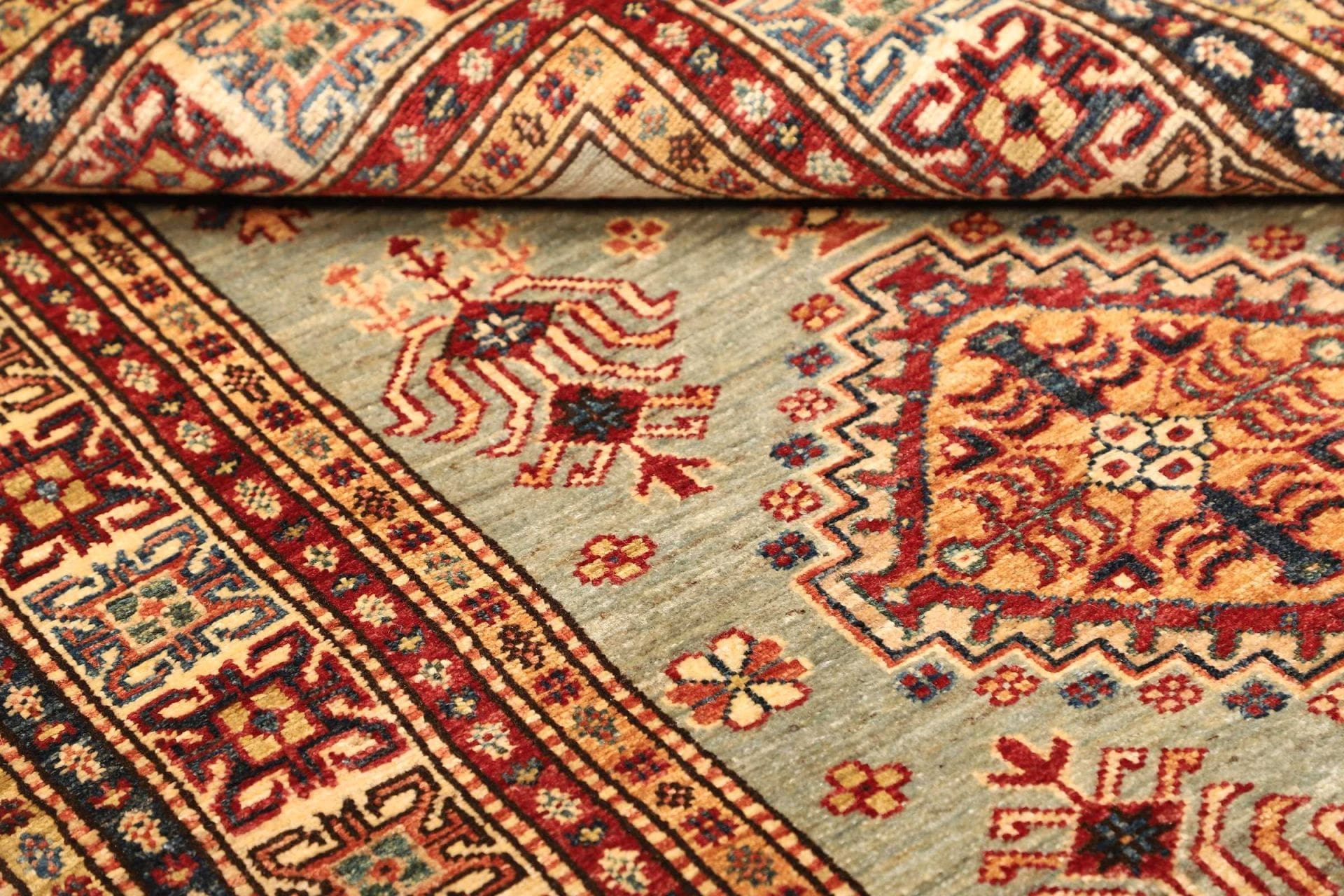 Handgeknüpfter Kazak Orientteppich, 103 × 155 cm, Wolle